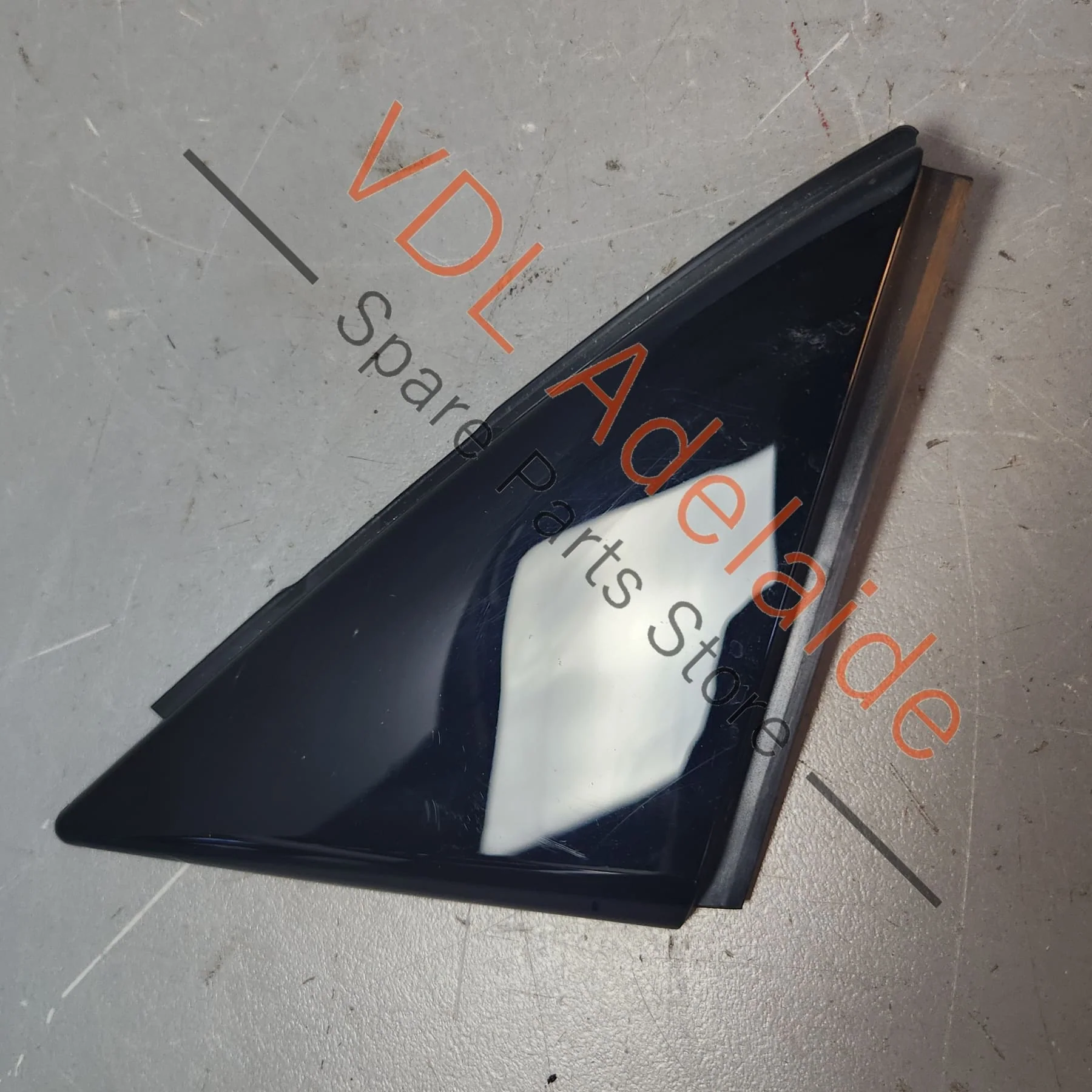 Audi RSQ3 Q3 F3 Front Right Door Exterior A Pillar Corner Trim Molding Gloss Black 83A837638B - Image 5