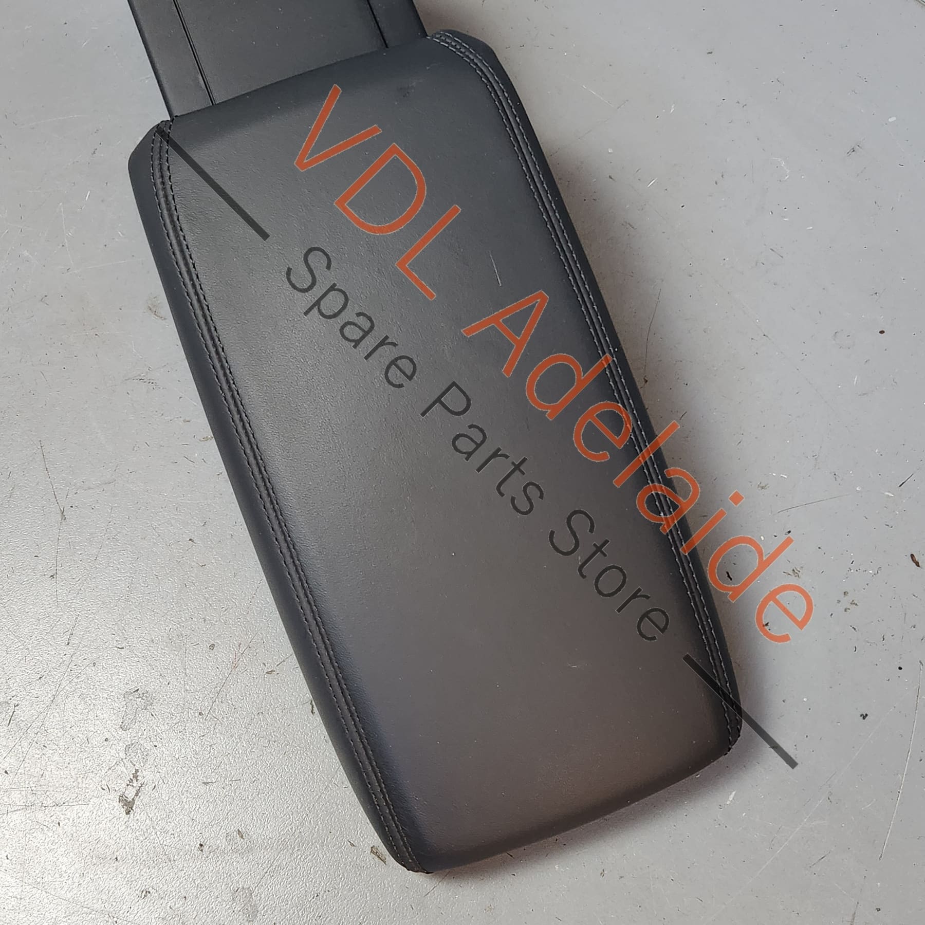 Audi RSQ3 F3 Interior Middle Armrest Black with Grey Stitch 83A864207B 25D - Image 6
