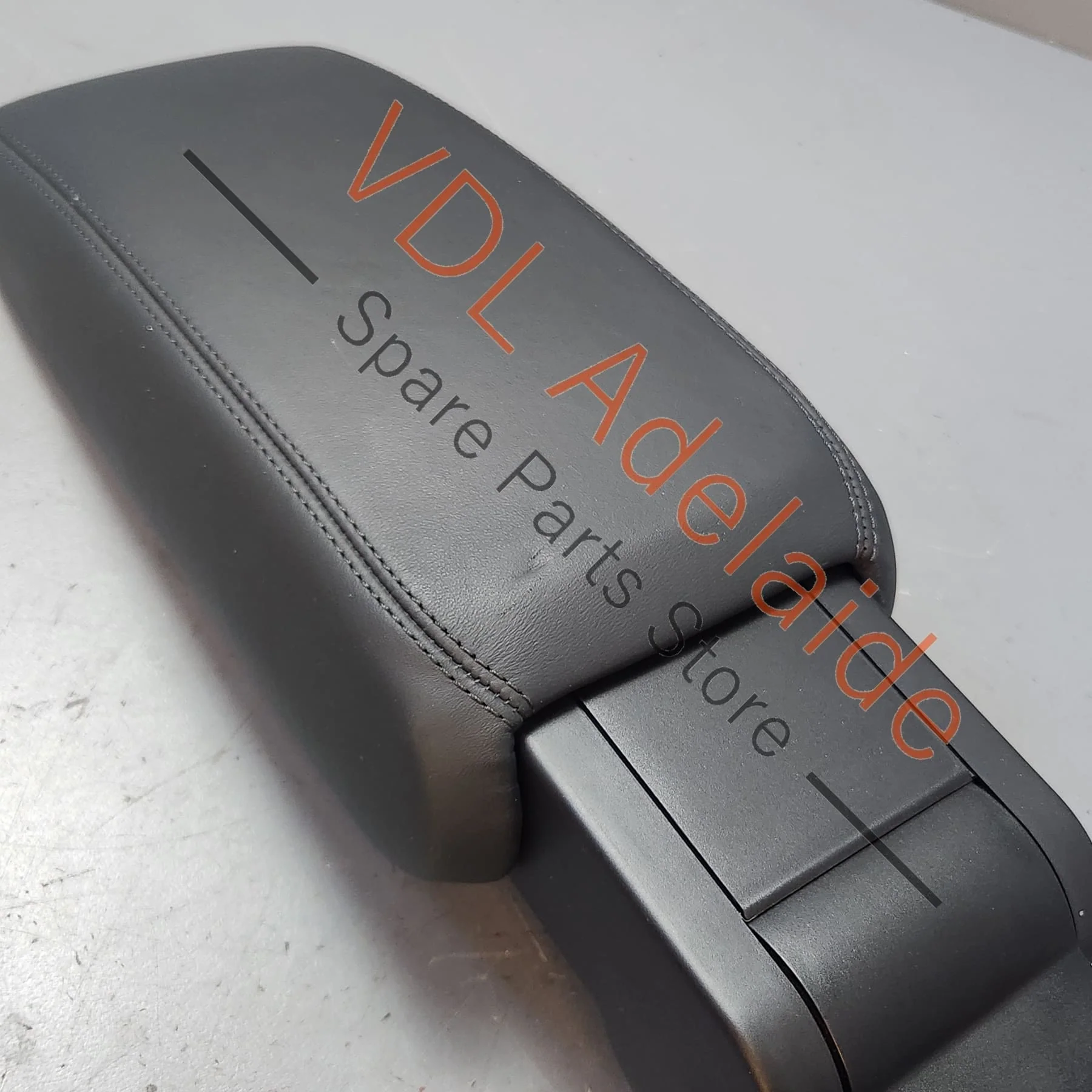 Audi RSQ3 F3 Interior Middle Armrest Black with Grey Stitch 83A864207B 25D - Image 7