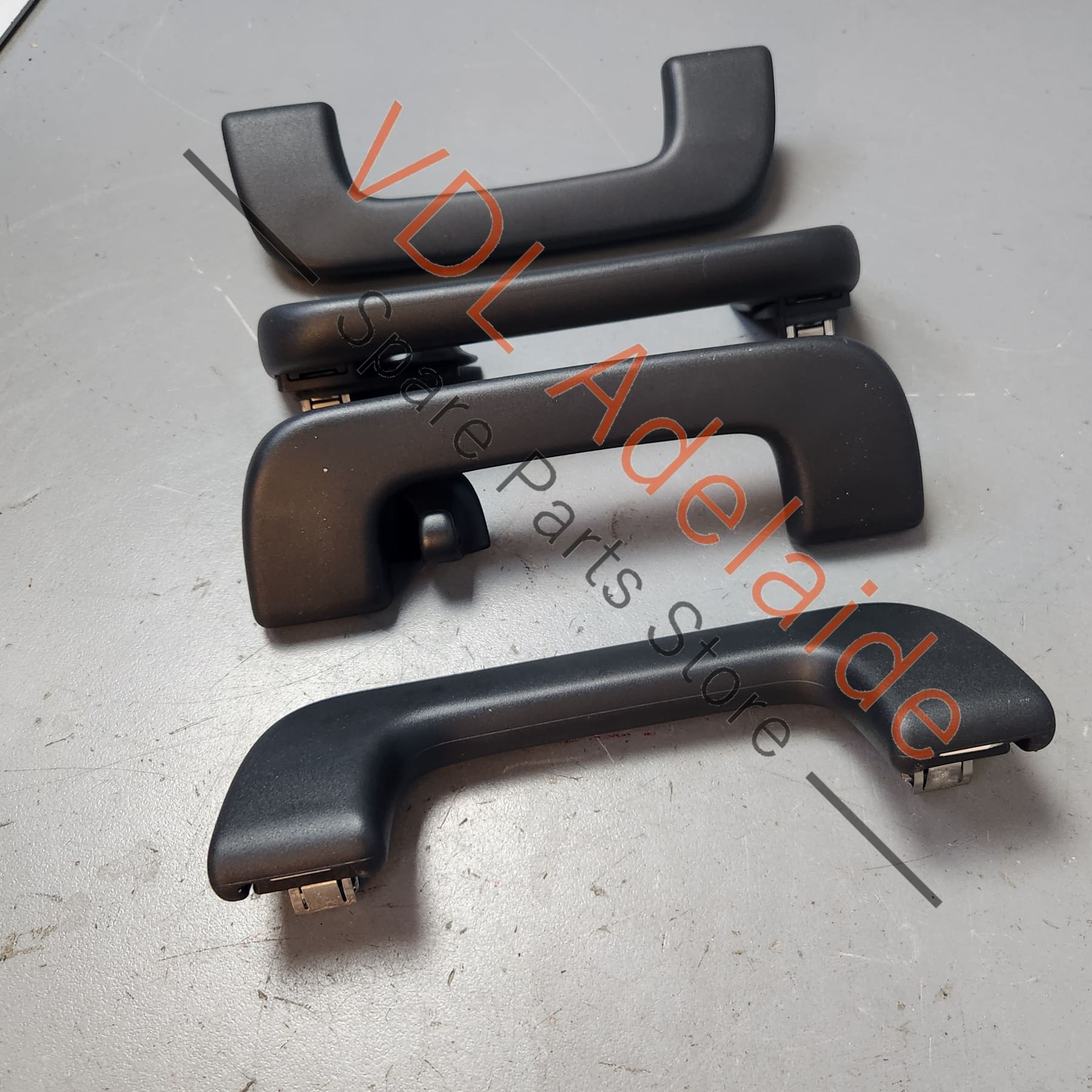 Audi RSQ3 Q3 F3 Black Interior Roof Grab Handle Set 80A857607 4PK 80A857607A 80A857608 - Image 2