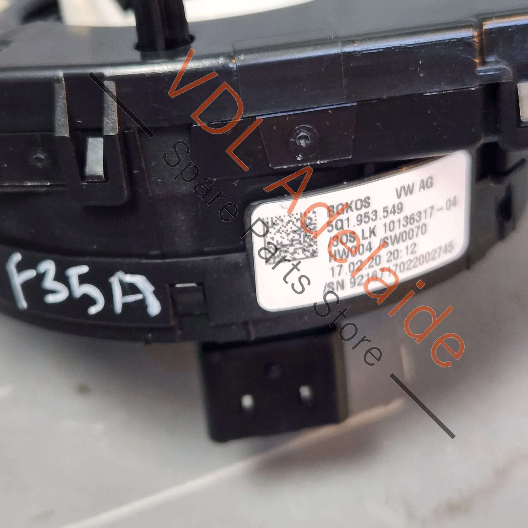 Audi Q3 RSQ3 F3 Steering Squib Ring Clockspring 5Q1953549 82A953521BM - Image 5
