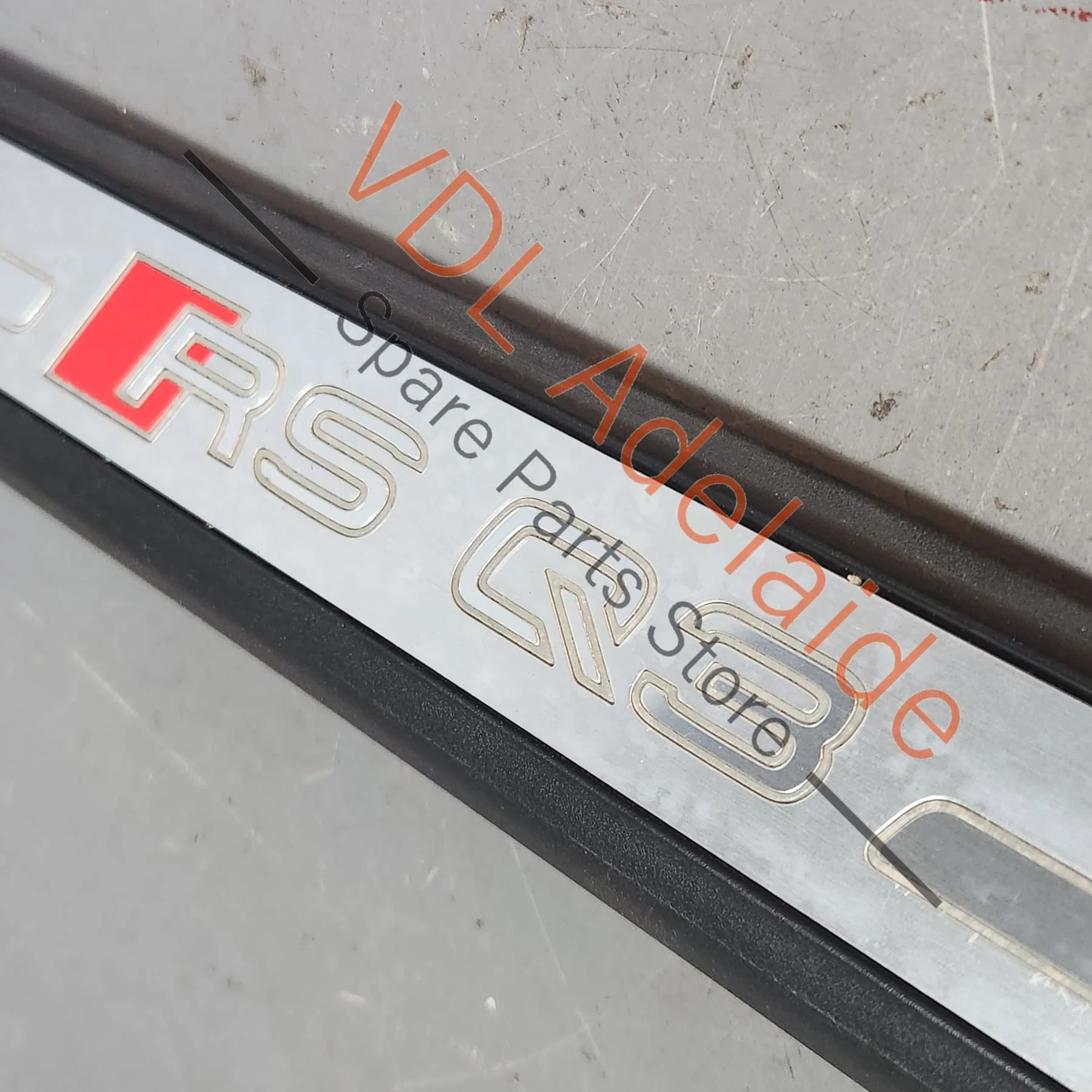 Audi RSQ3 F3 Pair of Illuminated Door Trim Scuff Plates Trim 83A947418B 83A947417B