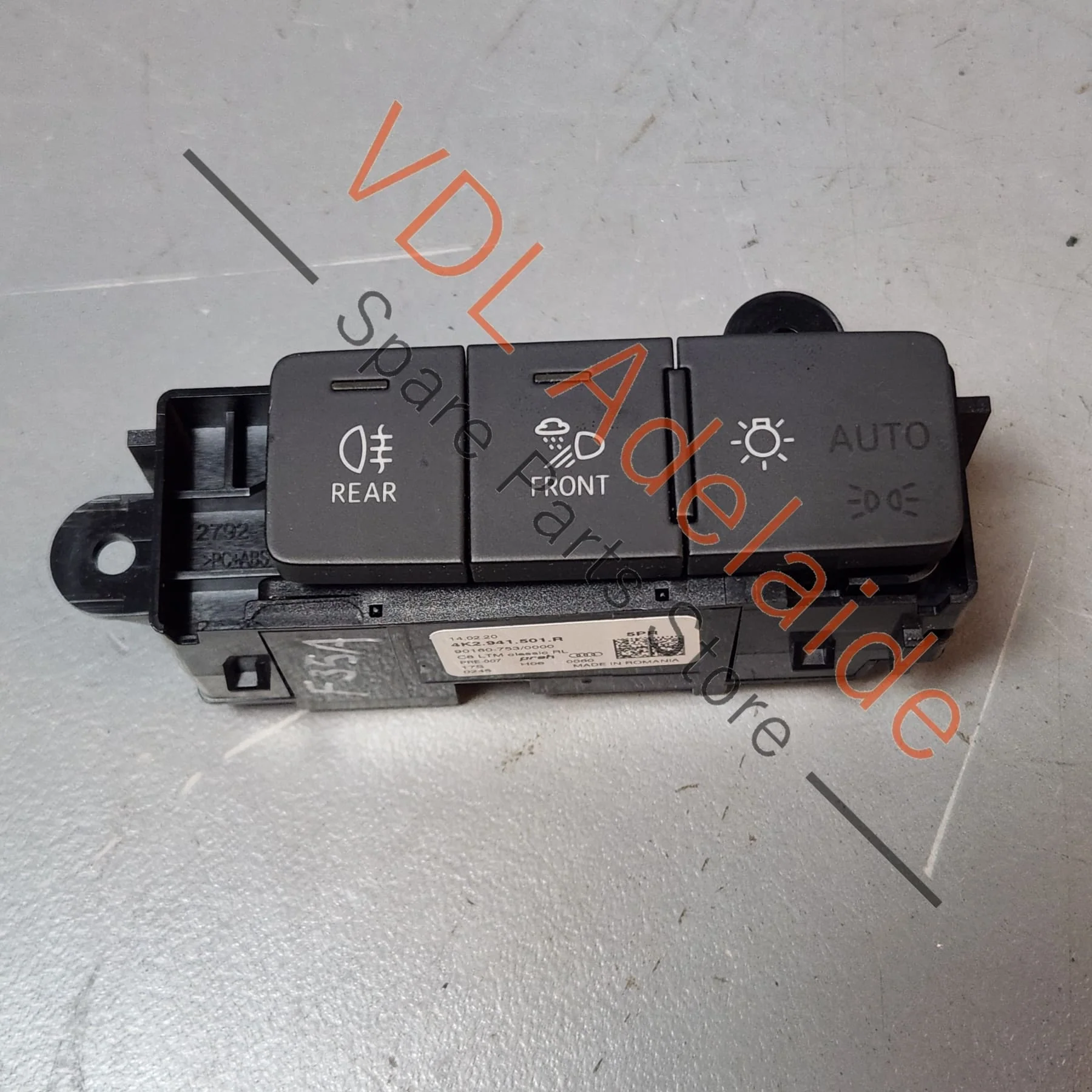 Audi Q3 RSQ3 F3 Light Switch Automatic LED Variable Lights 4K2941501R