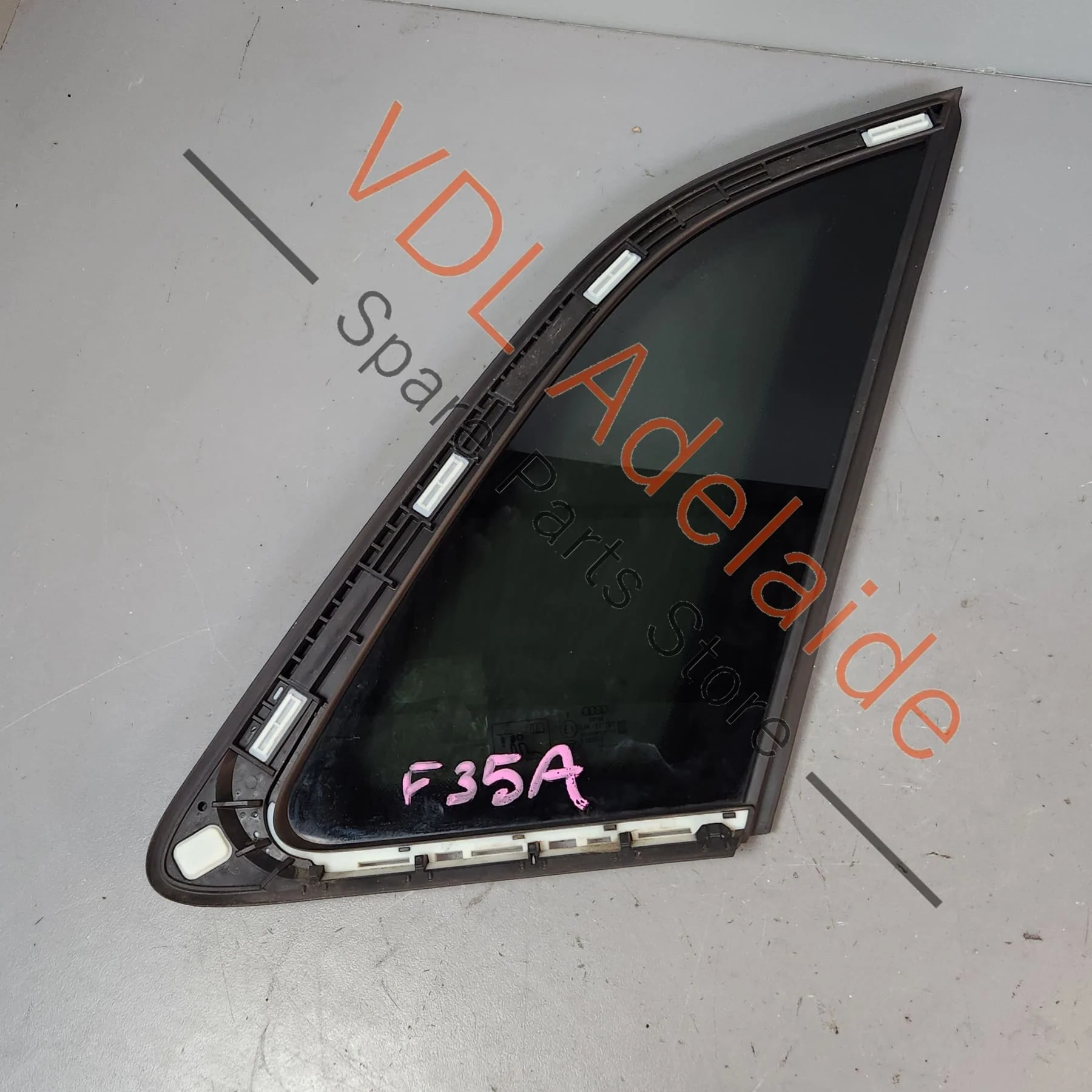 Audi Q3 RSQ3 F3 Dark Tinted Rear Right Quarter Window Glass 83A845298G NVB / 83A845298L NVB