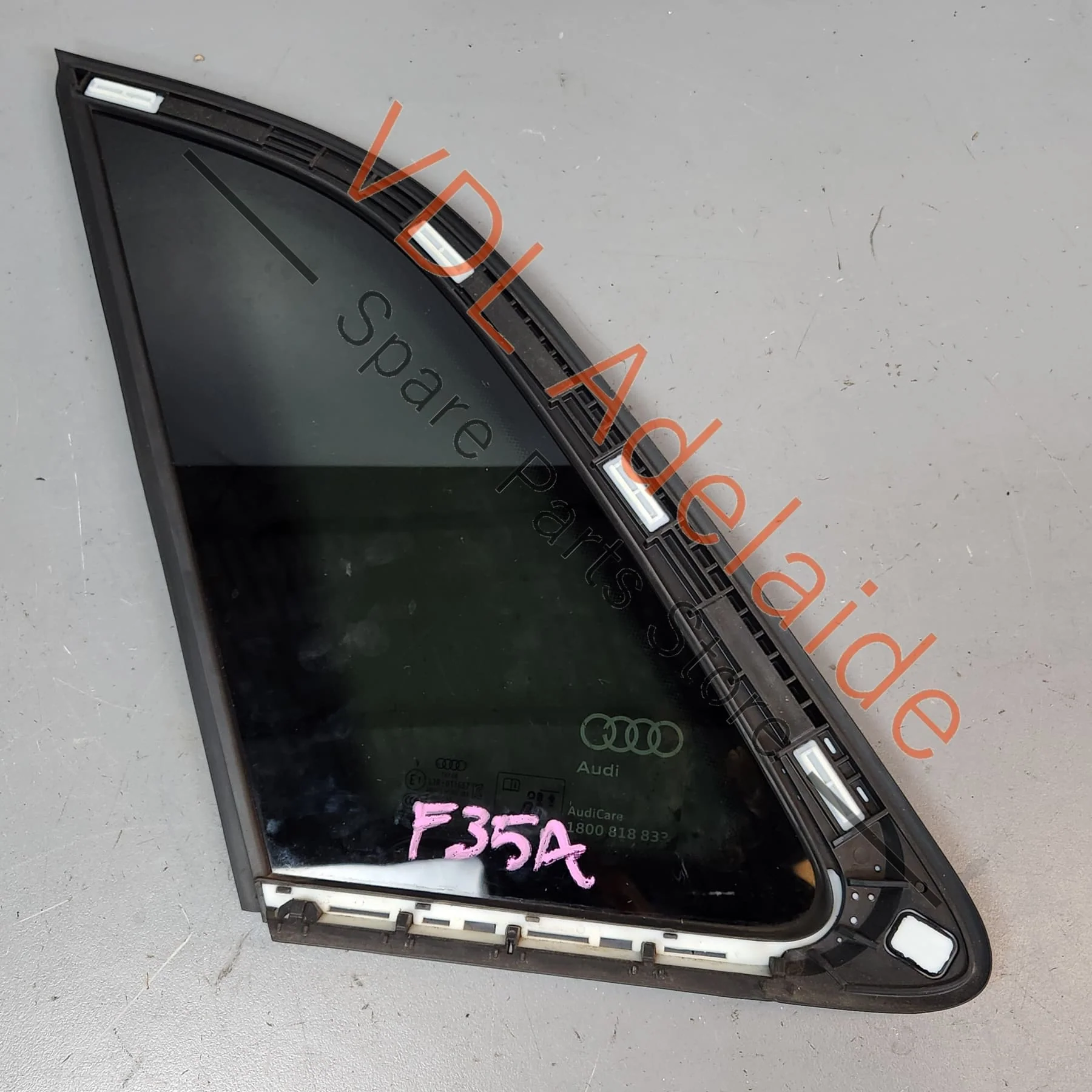 Audi Q3 RSQ3 F3 Dark Tinted Rear Left Quarter Window Glass 83A845297G NVB / 83A845297L NVB