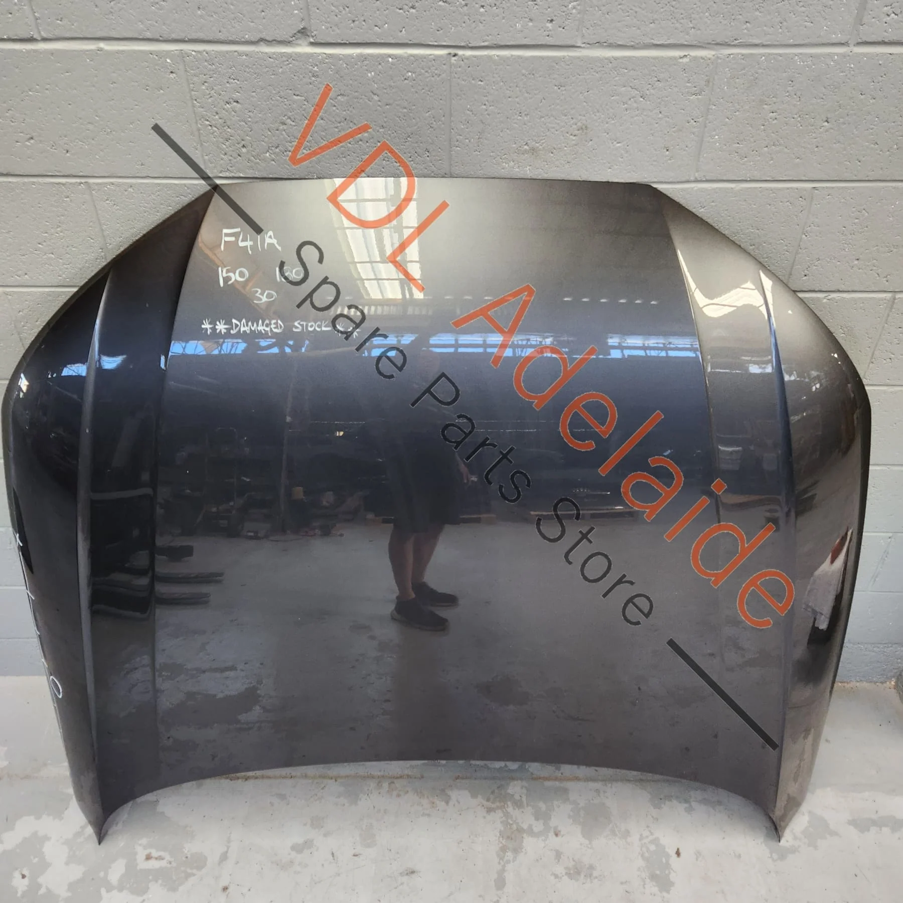 Audi S4 B9 Bonnet Hood Panel 6Y6Y Daytona Gray Pearl 8W0823029A - Image 4