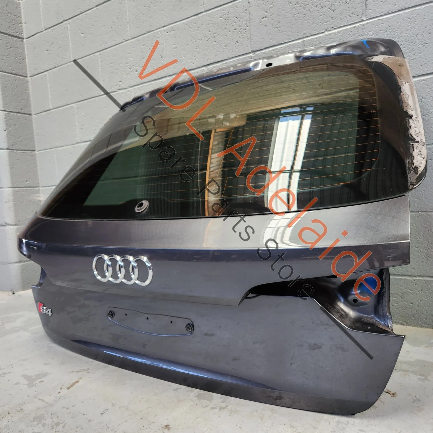 Audi S4 B9 Boot Hatch Trunk Panel 6Y6Y Daytona Gray Pearl 8W9827025B 8W9827025D - Image 8