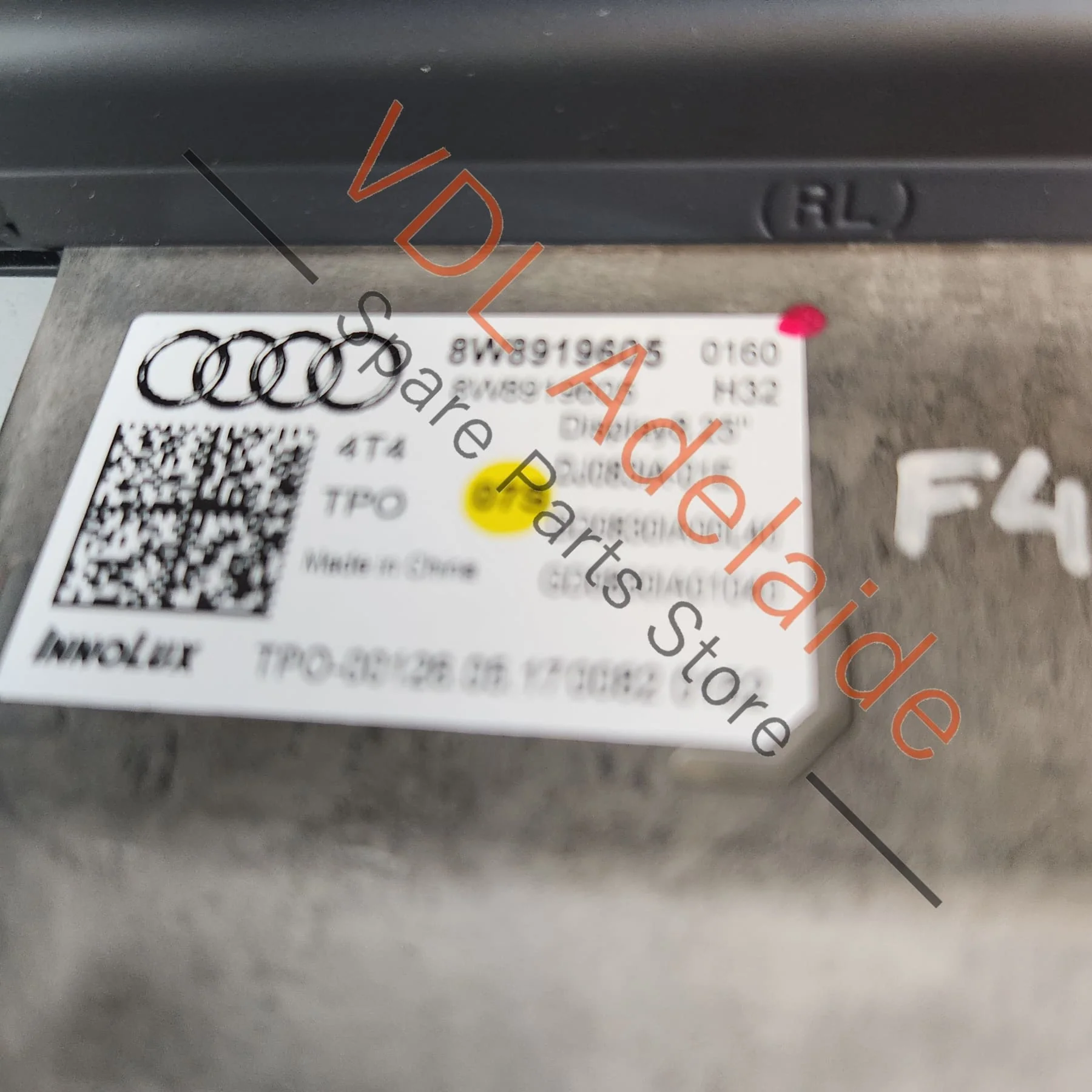 Audi A4 S4 RS4 RS5 B9 HIGH Alpine 8.25in MMI Interface Display INNOLUX 8W8919605 - Image 9