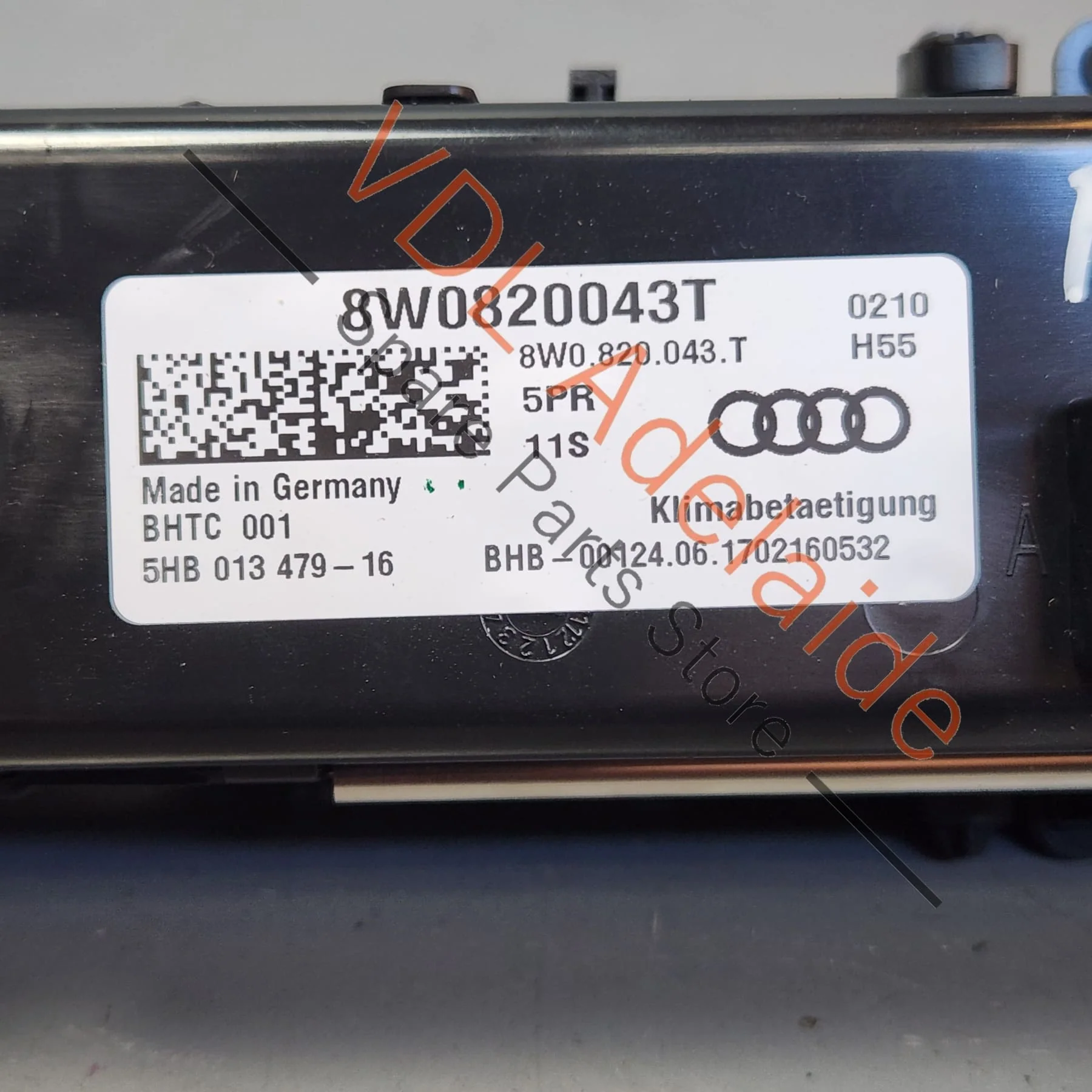 Audi A4 S4 B9 Dashboard Air Conditioning Switch Panel 8W0820043T 8W0820043BJ 5PR - Image 9