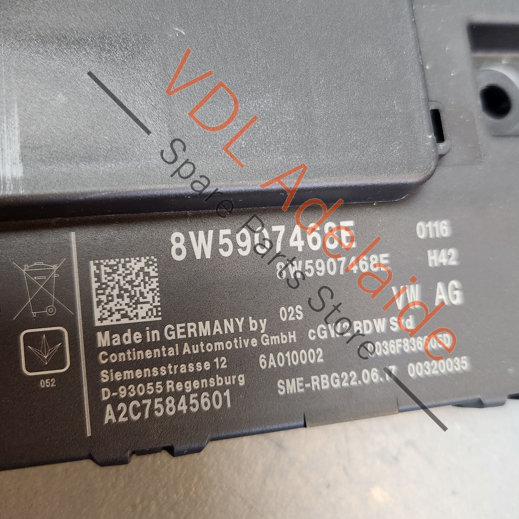 Audi A4 S4 B9 Wagon Avant Gateway Interface Control Module 8W5907468E - Image 2