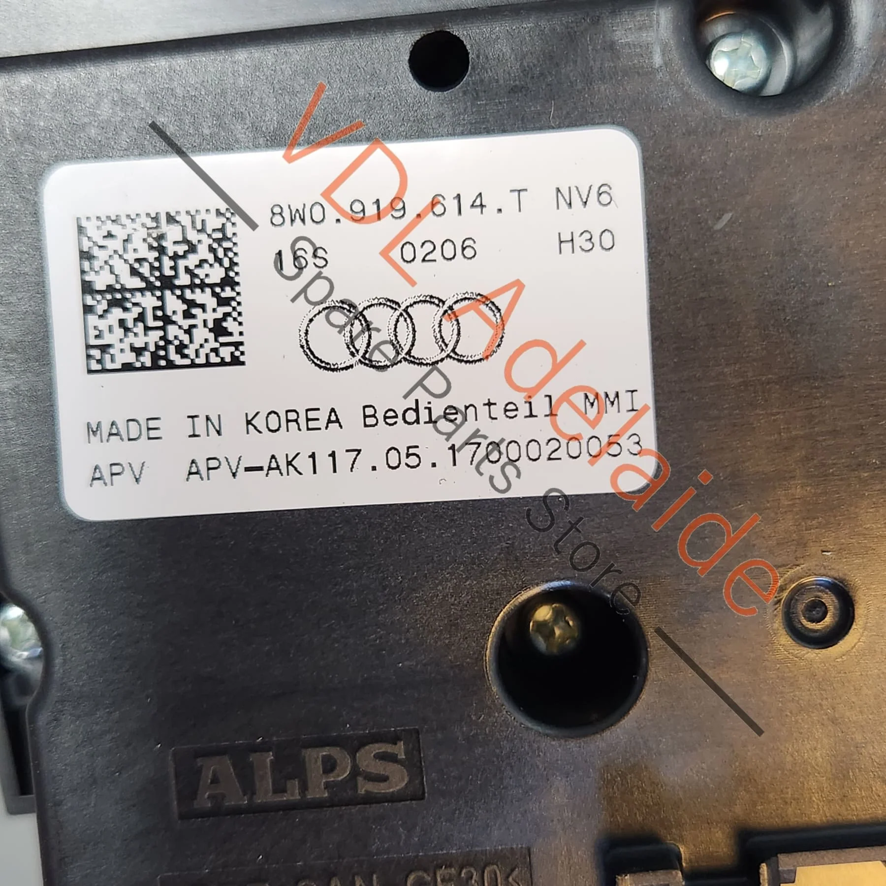 Audi A4 S4 B9 MMI Control Unit Switch Panel 8W0919614T - Image 2