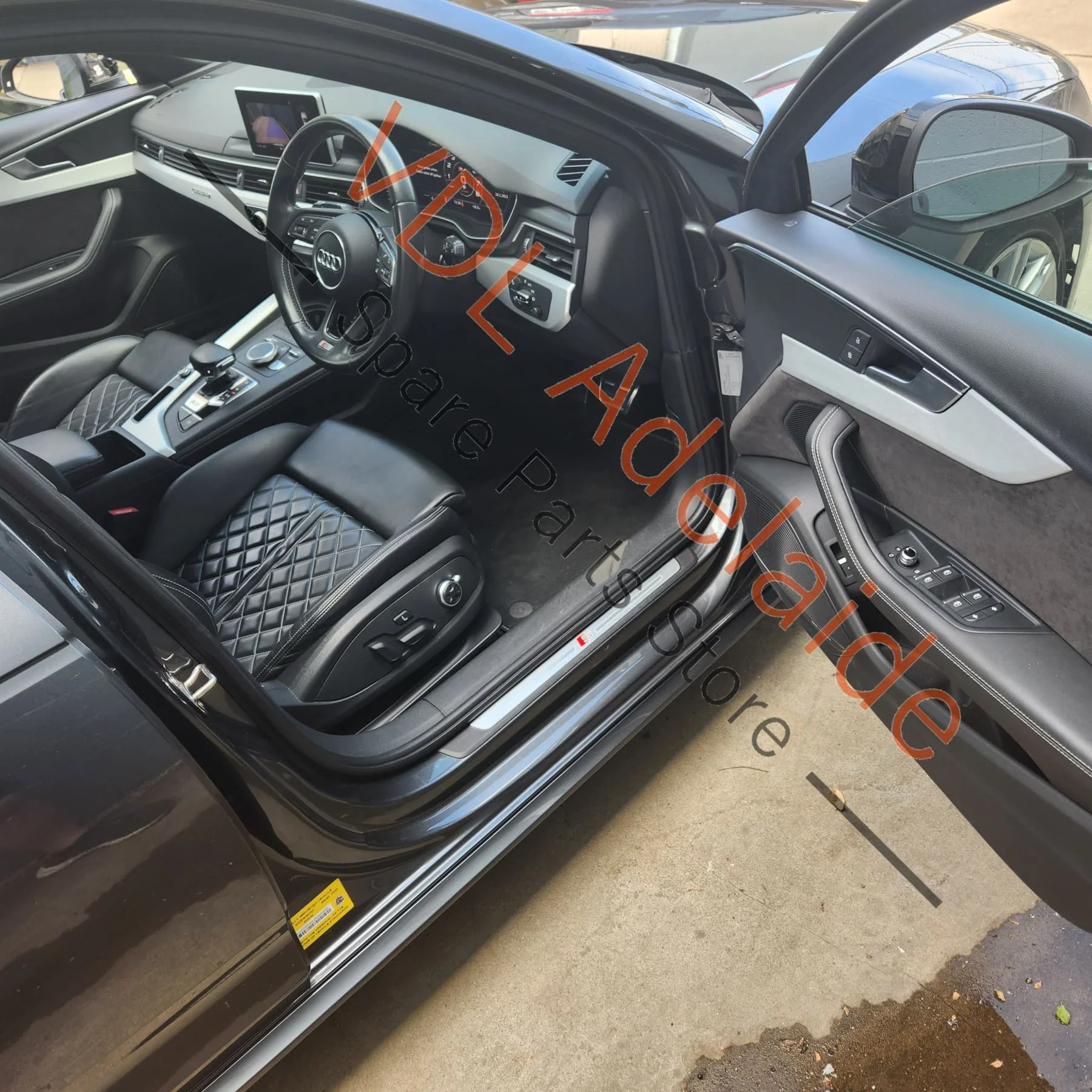 Audi A4 B9 MMI Screen Lower Trim Cover Dashboard Interior 8W2857304 6PS - Image 3