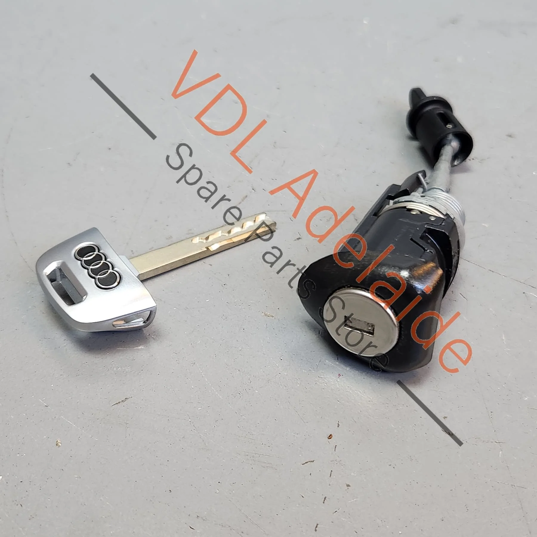 Audi A4 B9 Drivers Door Lock with Blade Key 107837168DS