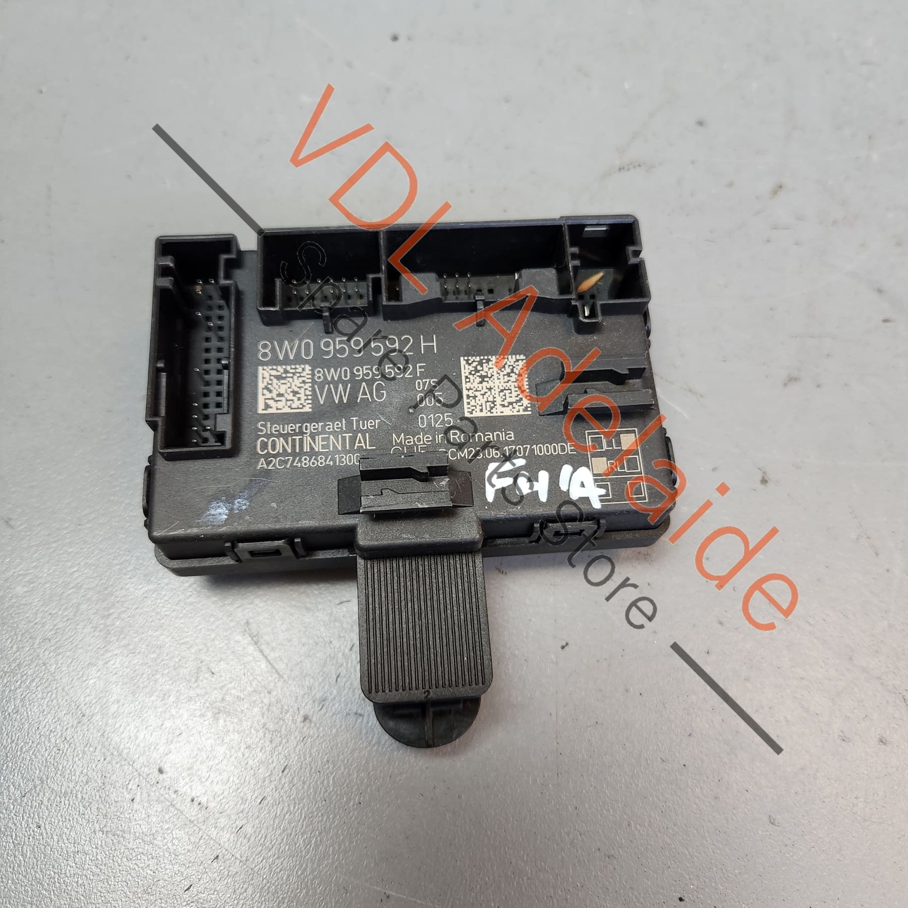 Audi A4 B9 Front Passenger Side Door Control Module 4M0959792H 8W0959792H