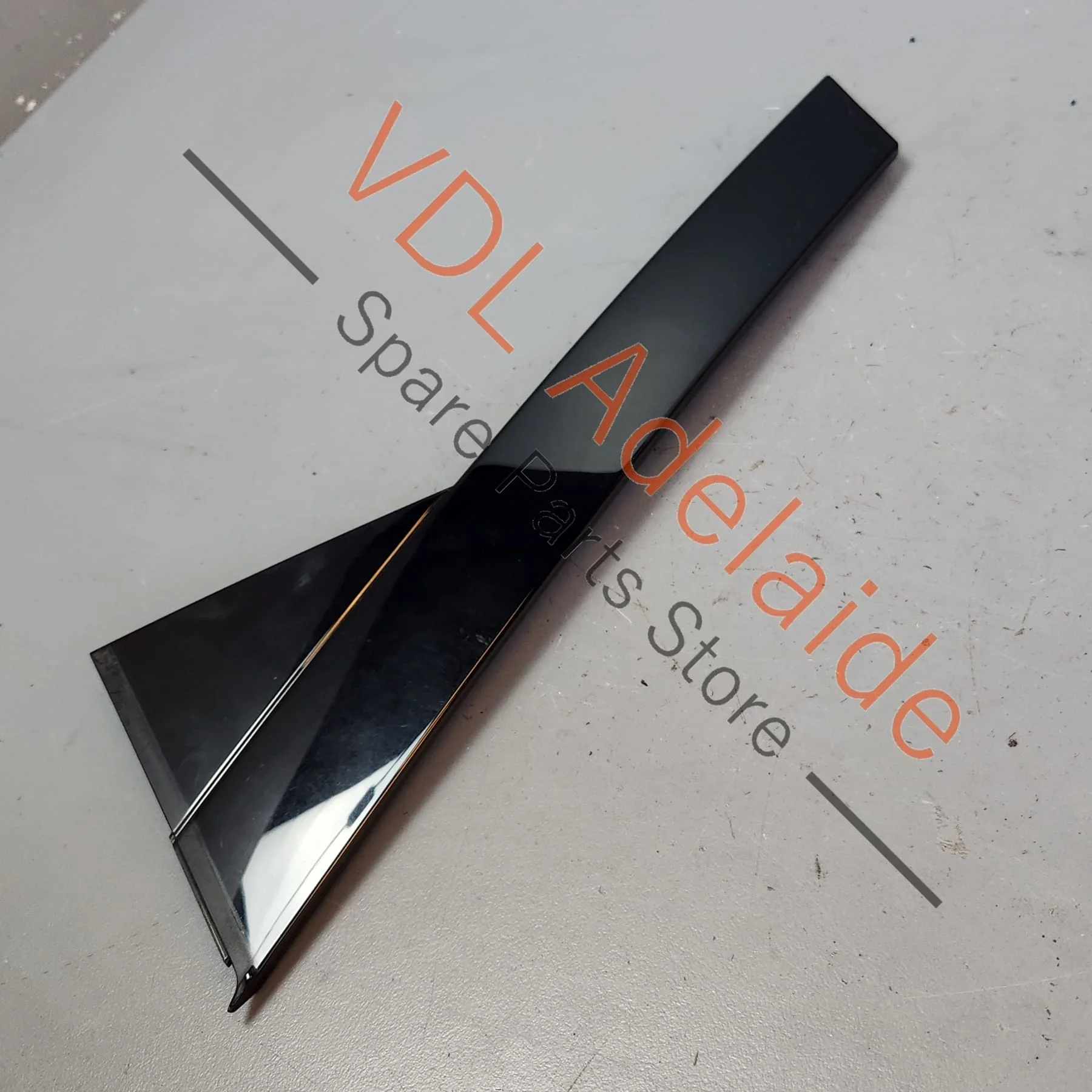 Audi A4 S4 B9 Rear Left Door C Pillar Exterior Gloss Black Molding Trim 8W9839903A 5FQ