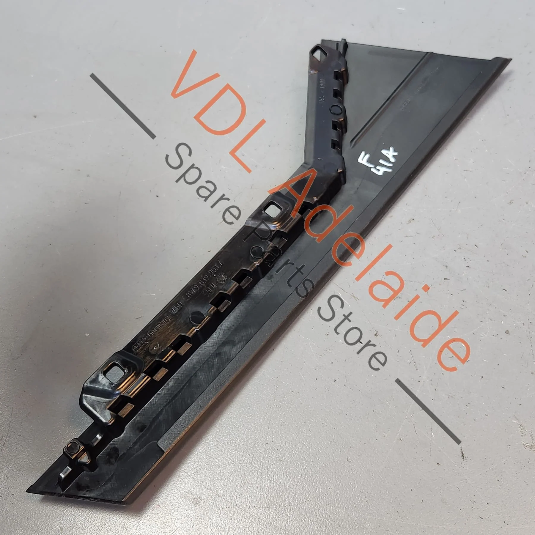 Audi A4 S4 B9 Rear Left Door C Pillar Exterior Gloss Black Molding Trim 8W9839903A 5FQ - Image 6