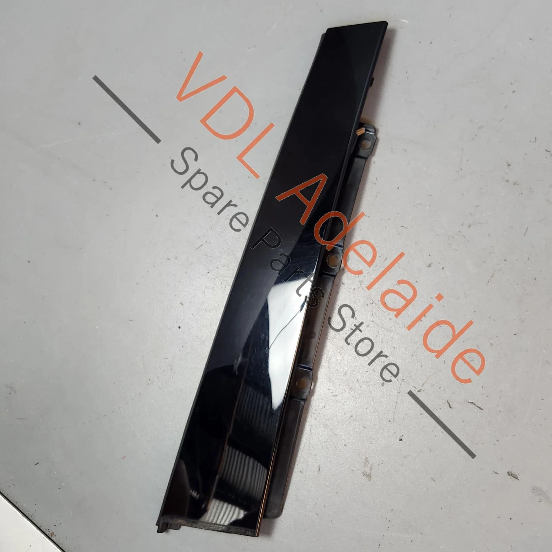 Audi A4 S4 B9 Rear Left Door B Pillar Exterior Gloss Black Molding Trim 8W0839901A 5FQ - Image 6