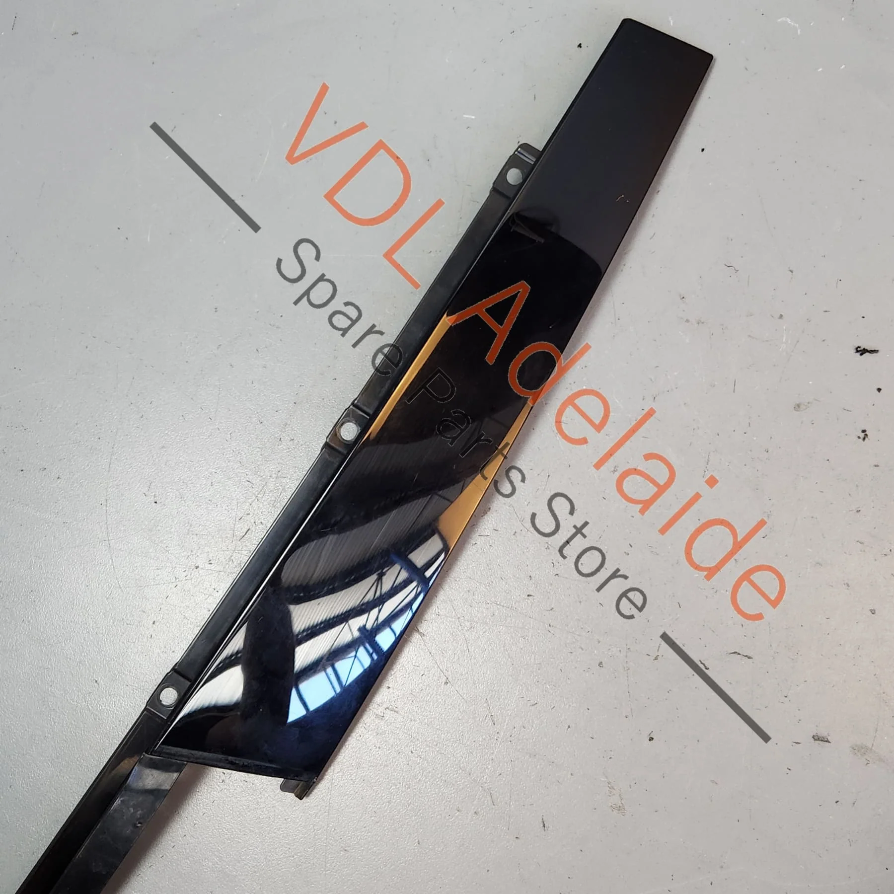 Audi A4 S4 B9 Front Left Door B Pillar Exterior Gloss Black Molding Trim 8W0839901A 5FQ - Image 6