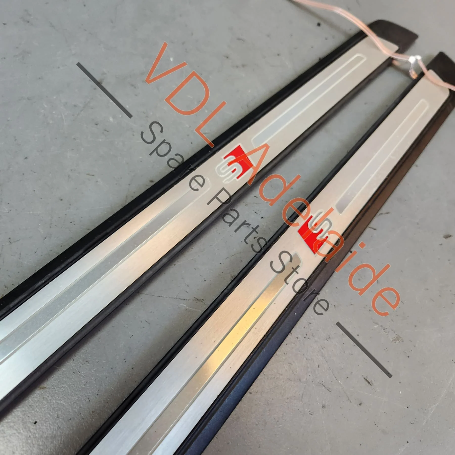 Audi S4 B9 Illuminated Sill Trim Door Entry Strip Pair L&R 8W0947417A 8W0947418A - Image 10