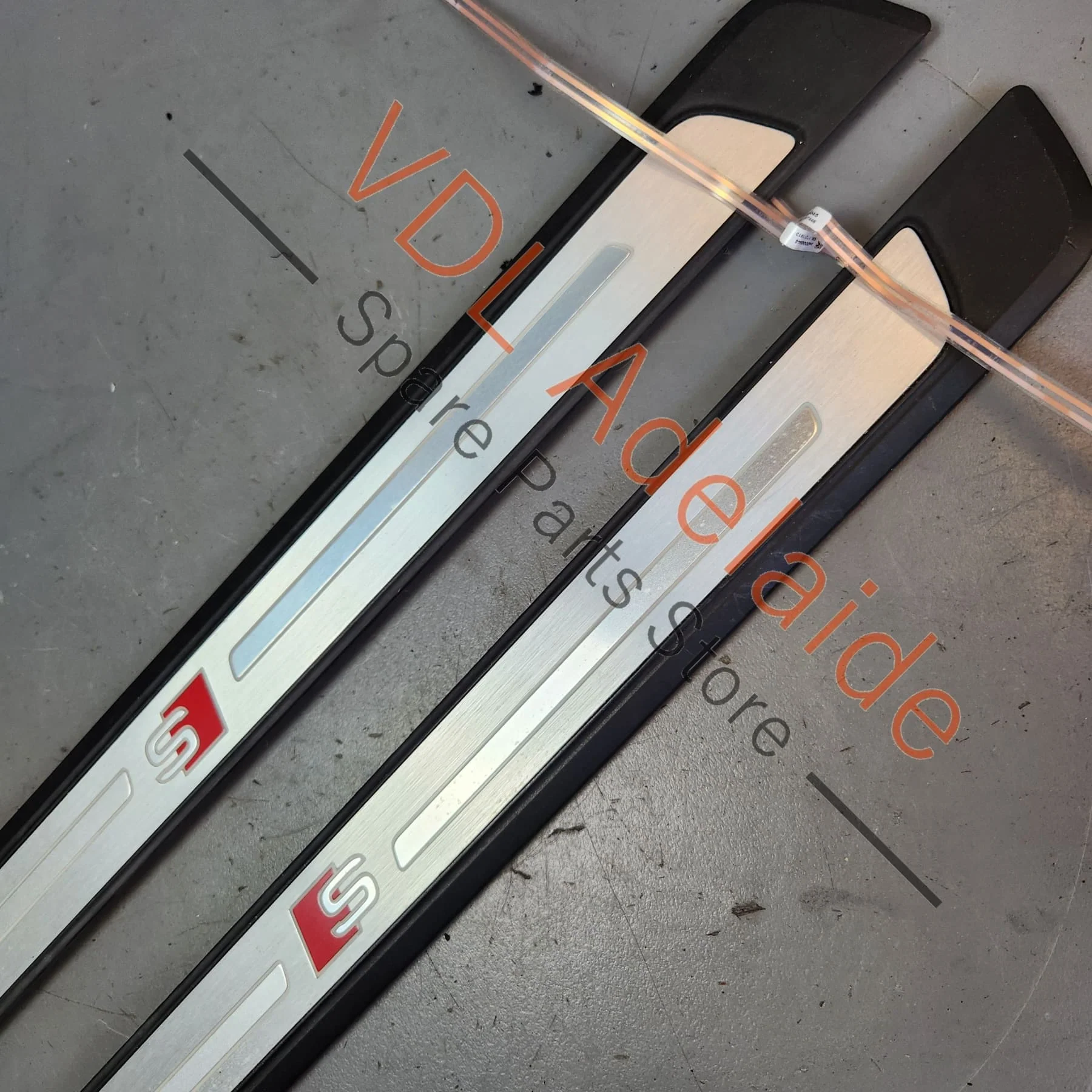 Audi S4 B9 Illuminated Sill Trim Door Entry Strip Pair L&R 8W0947417A 8W0947418A - Image 5