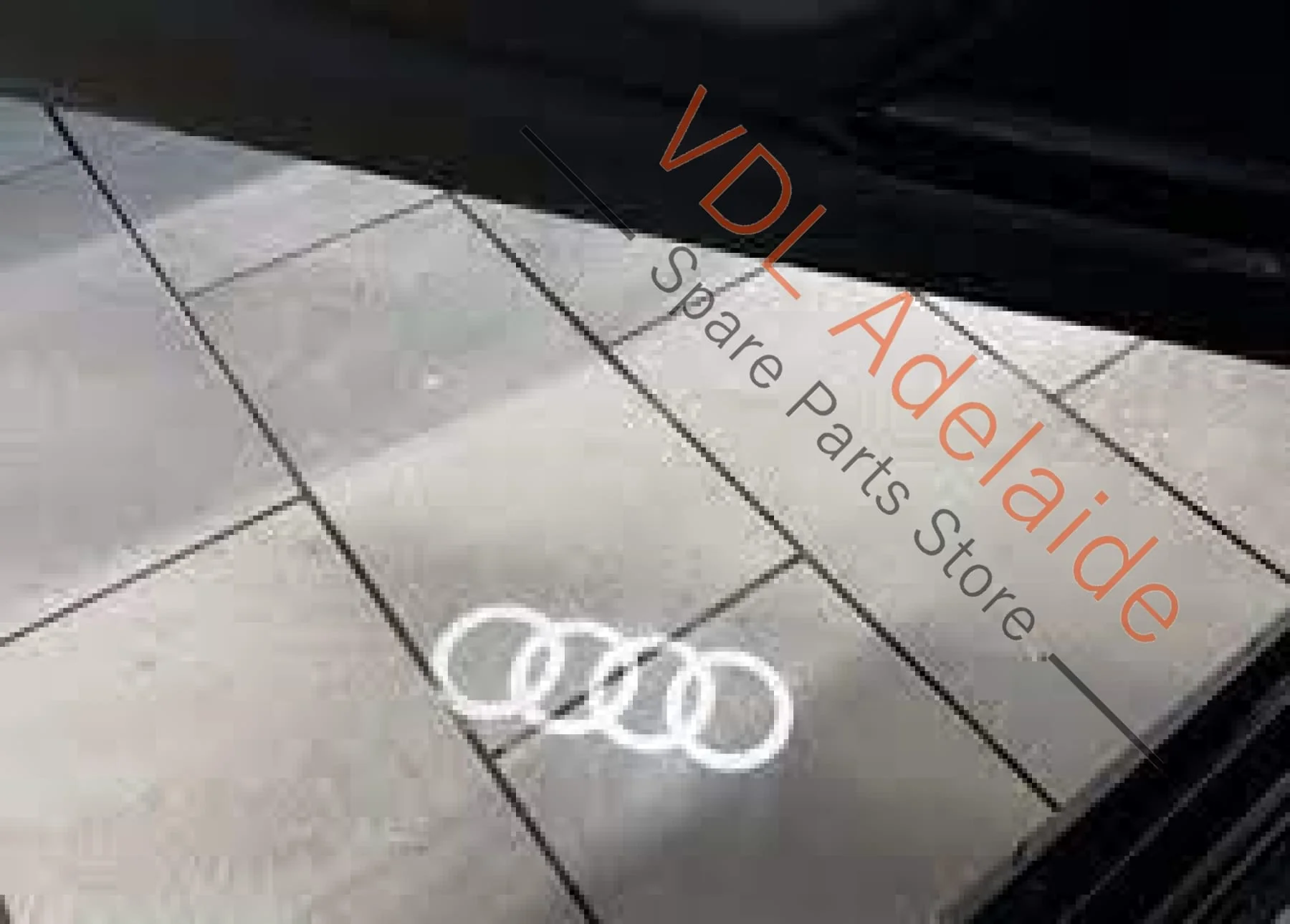 Audi 4 Rings Projector Door Puddle Light Pair Left & Right Side 4G0052135D 4G0052136D - Image 2