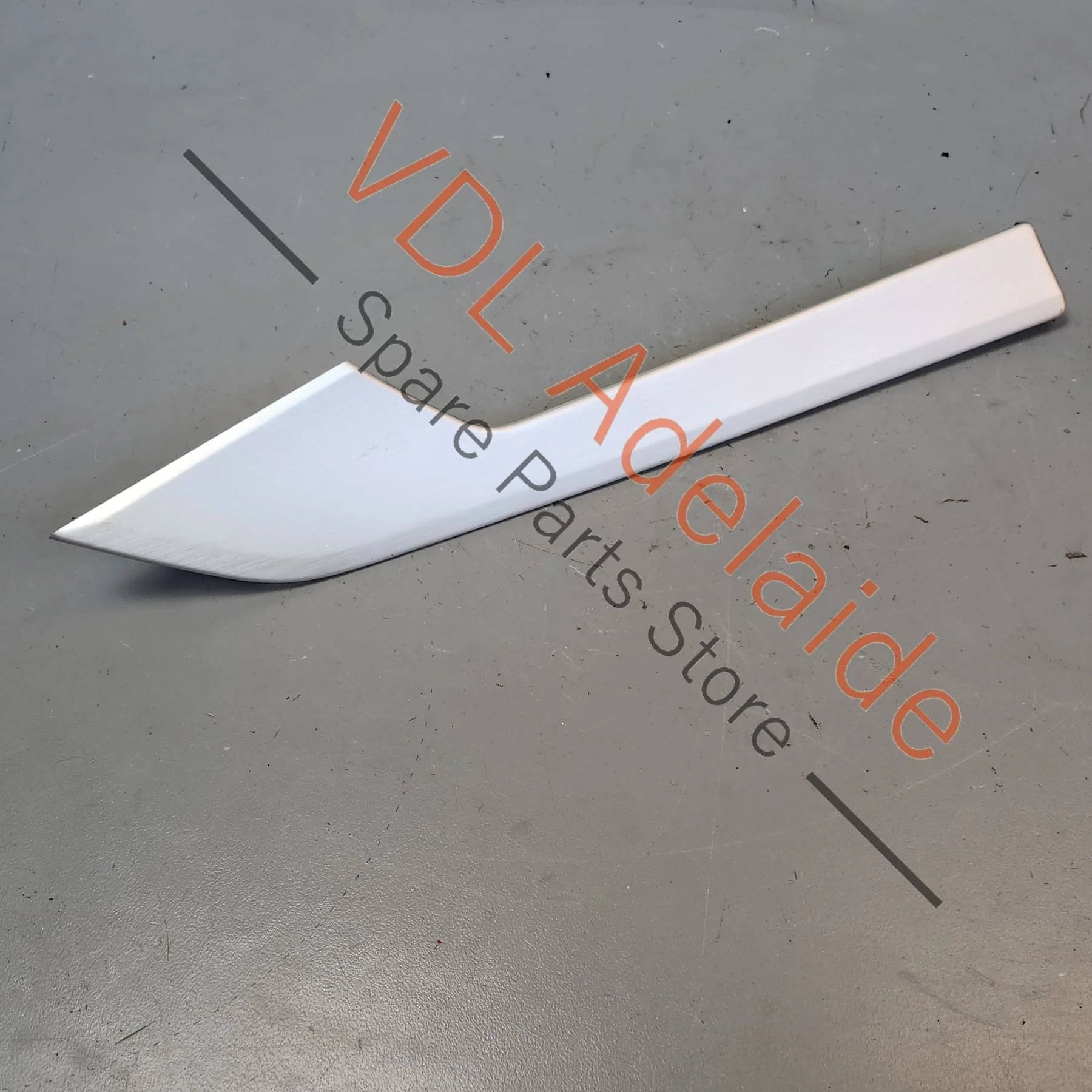 Audi A4 S4 B9 Rear Left Aluminium Brushed Trim Insert for Interior Door Card 8W0867419E 1NK