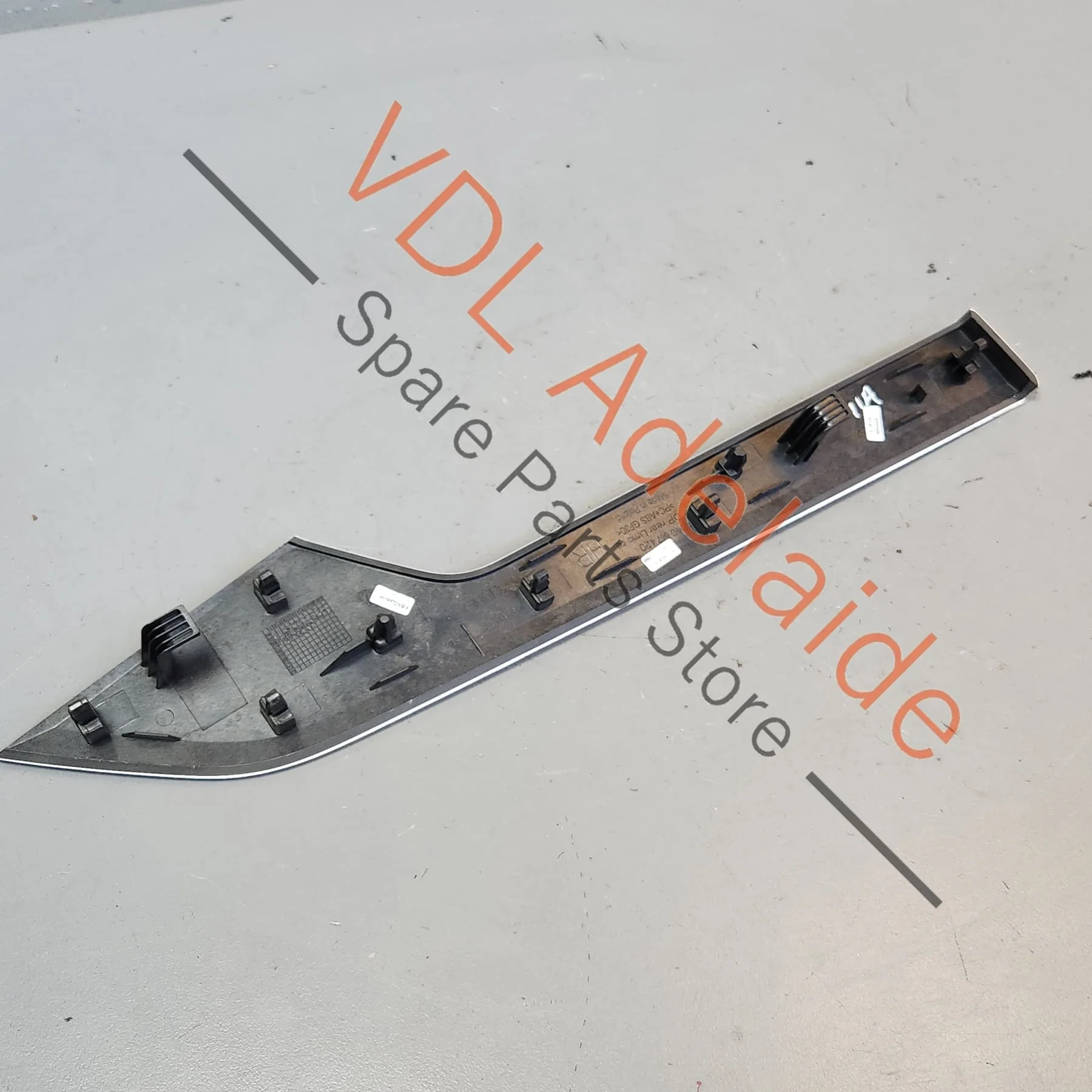 Audi A4 S4 B9 Rear Right Aluminium Brushed Trim Insert for Interior Door Card 8W0867420E 1NK - Image 7