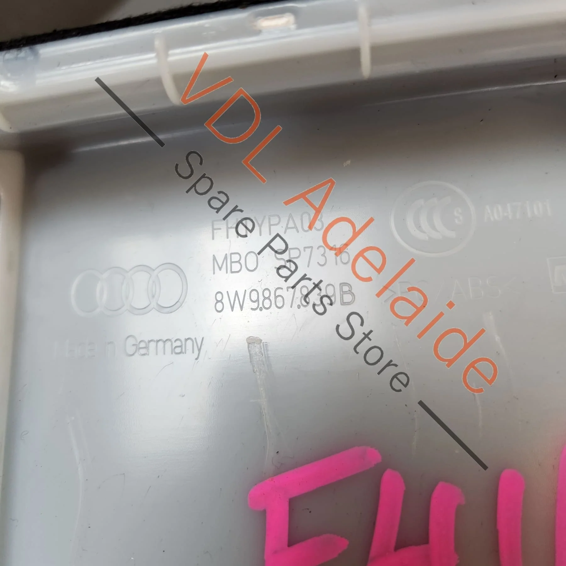 Audi A4 S4 Rear Trunk Hatch Boot Roof Load Edge Trim Strip Roof Interior Liner 8W9867839B V48 - Image 6