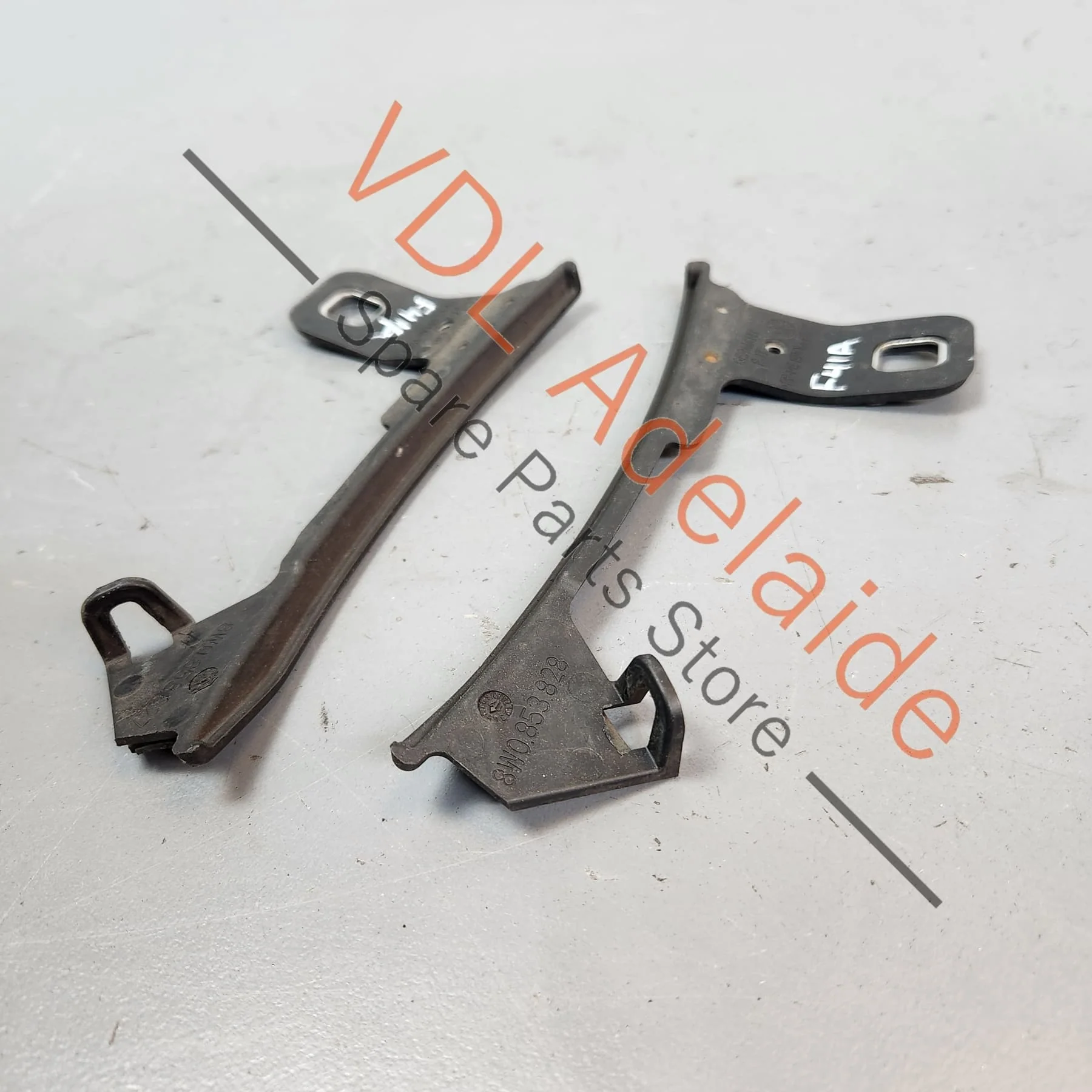Genuine OEM Audi A4 Pair of Rear Wheel Arch Water Deflector Trim Strip Spoiler Accessory 8W0853827 8W0853828 - Image 5