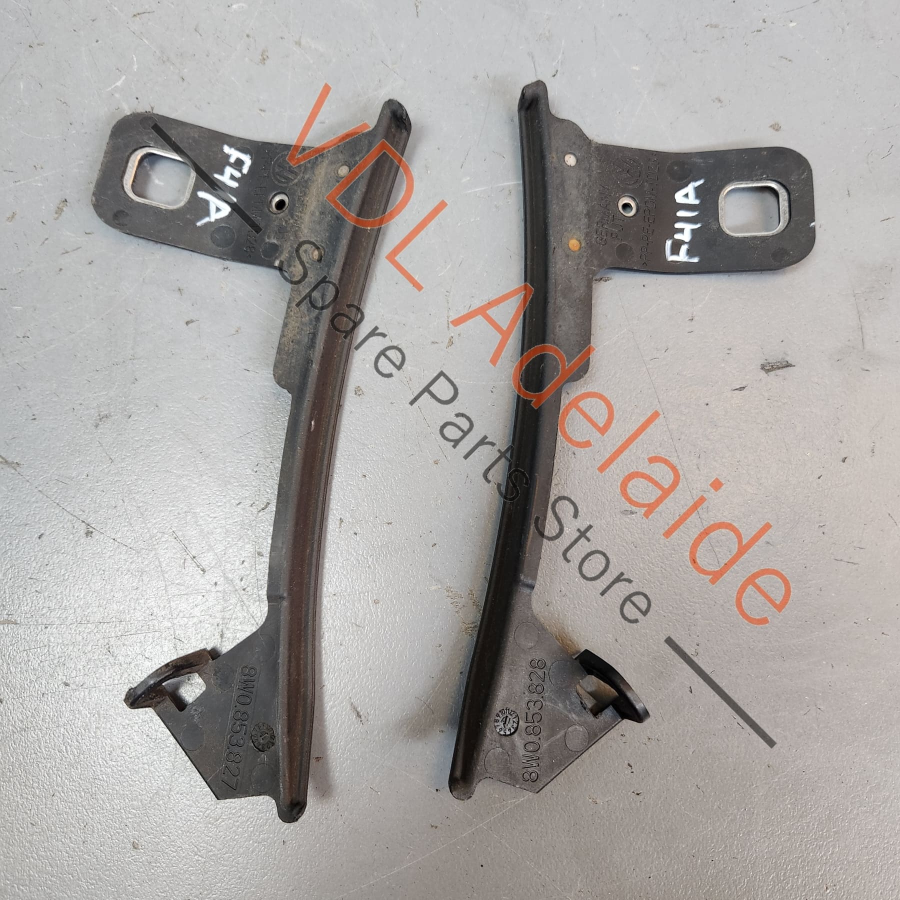 Genuine OEM Audi A4 Pair of Rear Wheel Arch Water Deflector Trim Strip Spoiler Accessory 8W0853827 8W0853828 - Image 6