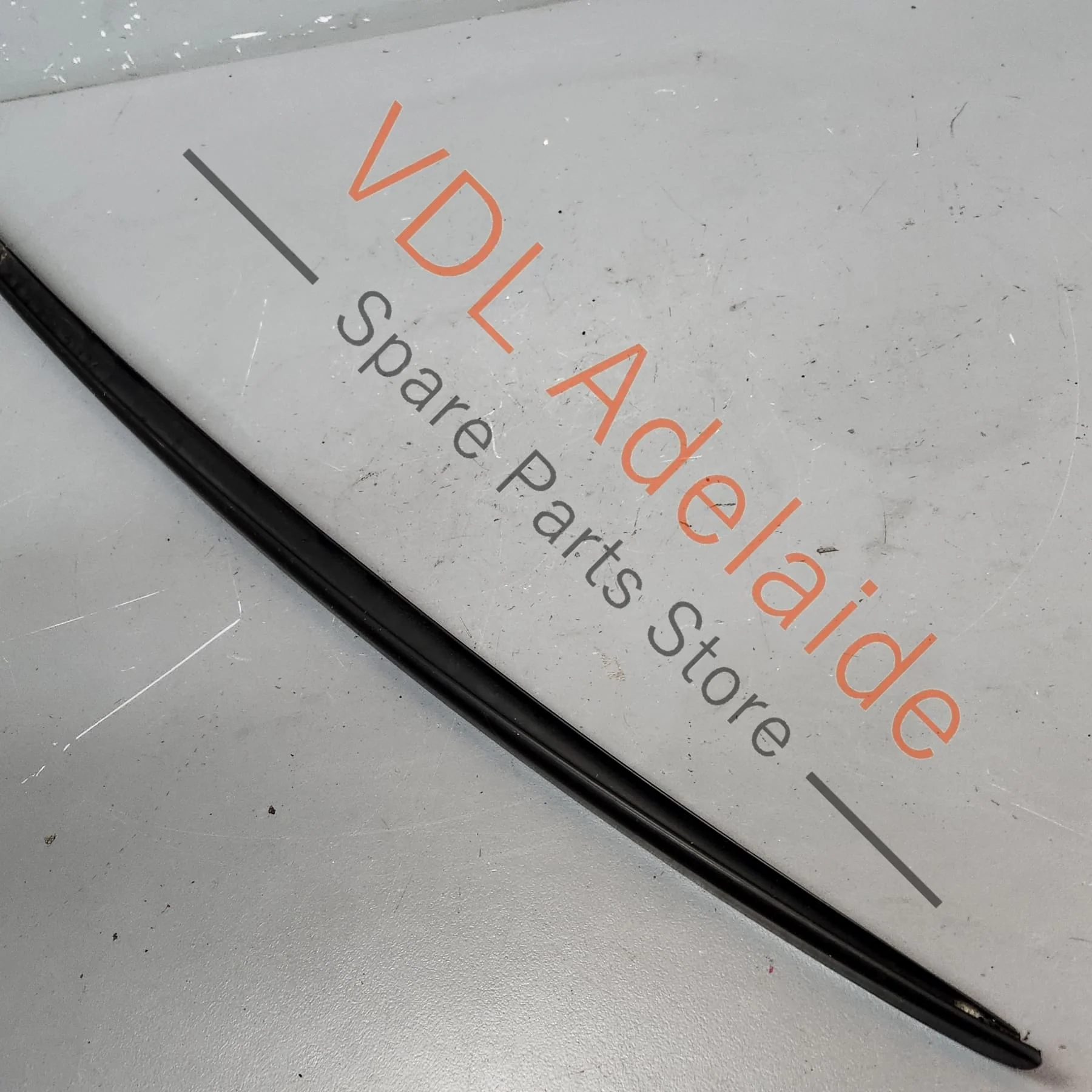 Audi A4 S4 RS4 Front Windscreen Water Deflector Strip Rubber Molding Left 8W0854327C 9B9 - Image 10