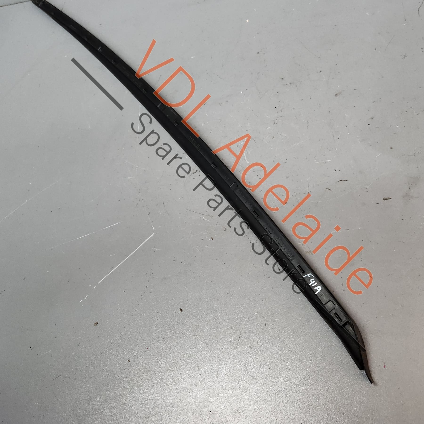 Audi A4 S4 RS4 Front Windscreen Water Deflector Strip Rubber Molding Right 8W0854328C 9B9 - Image 5
