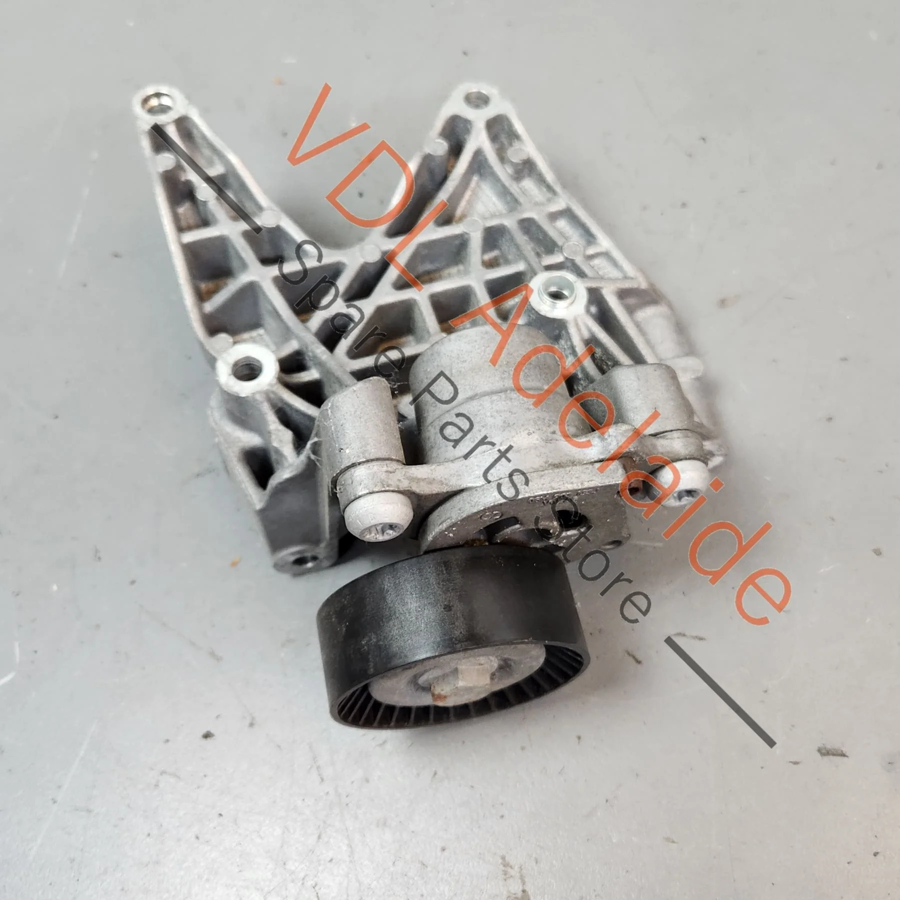 Audi S3 B9 Alloy Engine Bracket for Alternator with Idler Pully 06M903341D 06M903143AC - Image 6