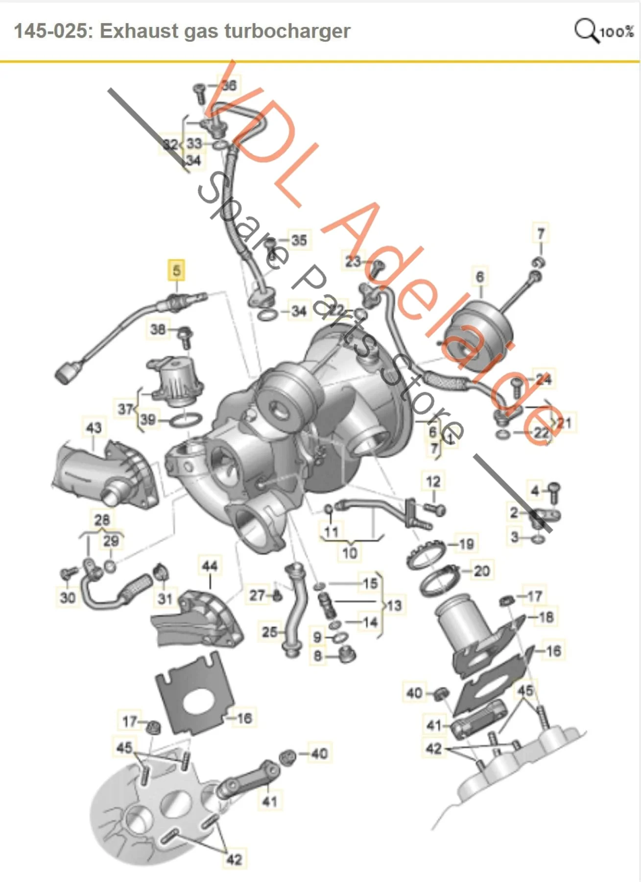 Audi VW Oxygen Sensor Lambda Probe Upstream Before Cat 8W0906265K 06M906265 - Image 2