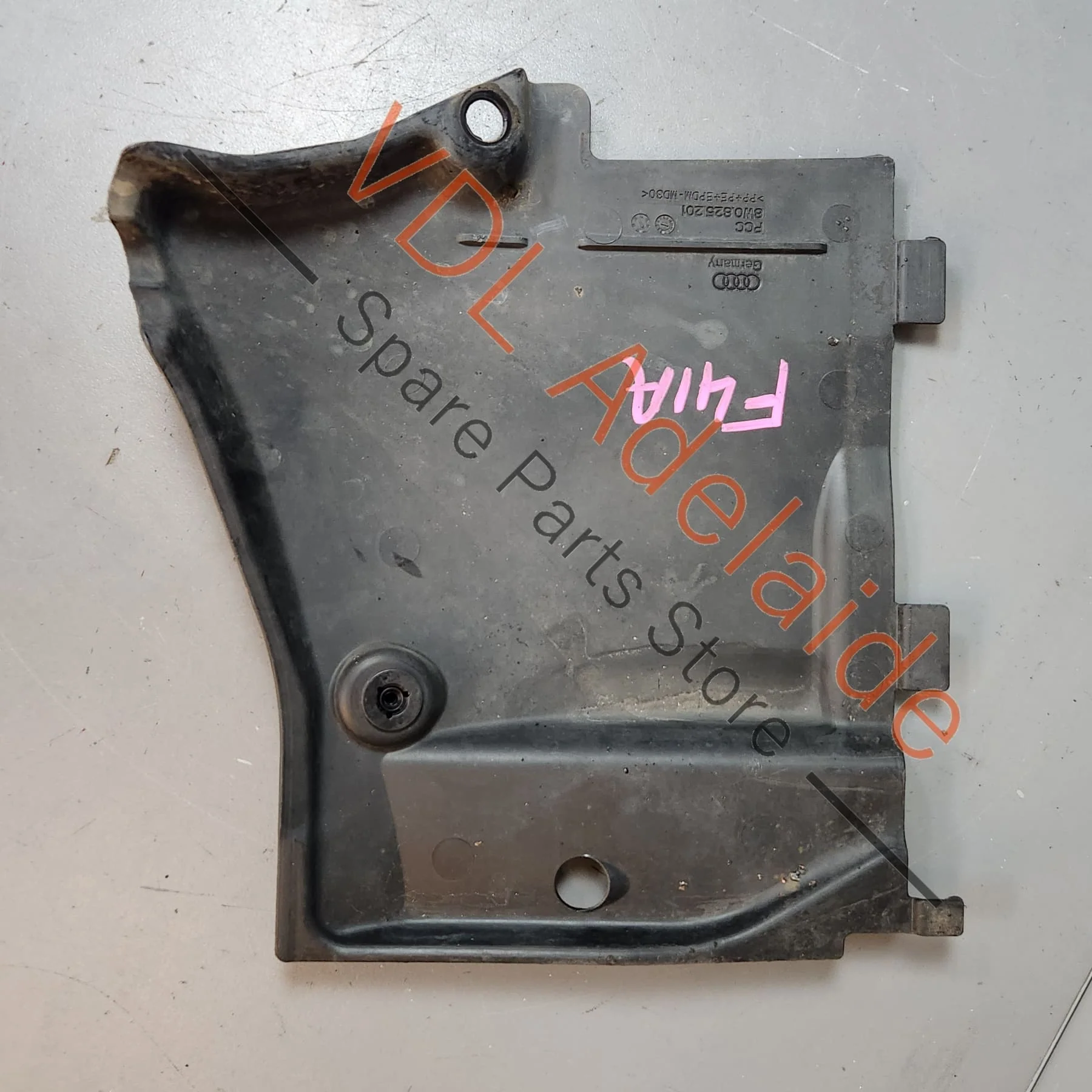 Audi A4 S4 B9 Front Left Underbody Trim Splash Shield 8W0825201 - Image 5