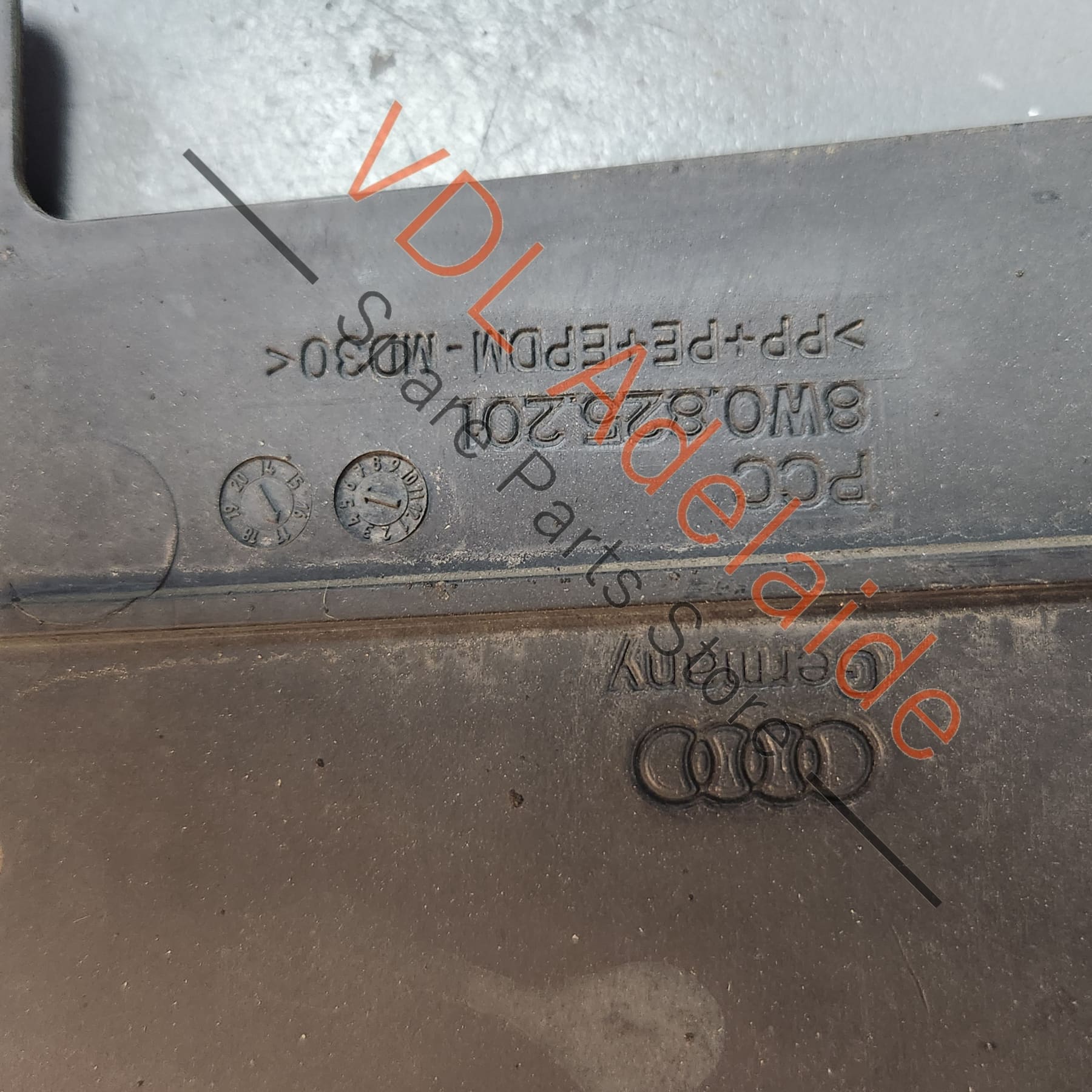 Audi A4 S4 B9 Front Left Underbody Trim Splash Shield 8W0825201 - Image 6