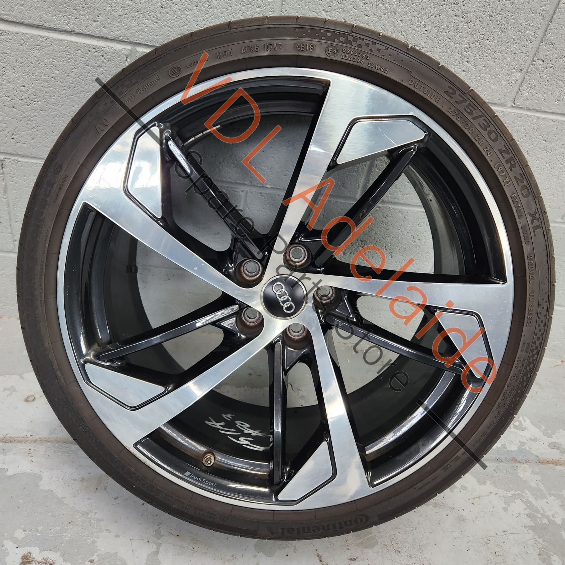 Audi RS5 Alloy Wheel 20 x 9 ET26 Diamond Cut 5 Spoke #03