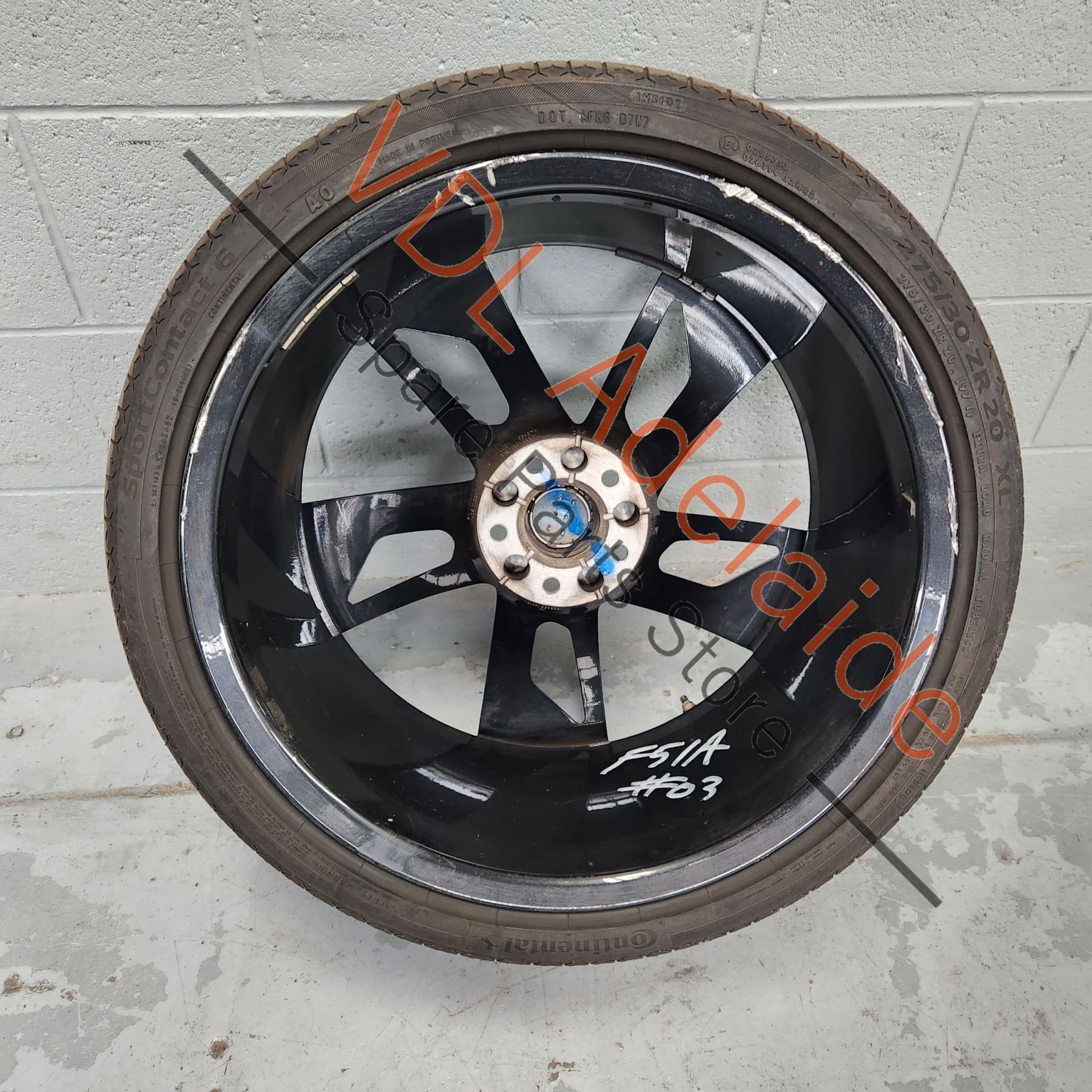 Audi RS5 Alloy Wheel 20 x 9 ET26 Diamond Cut 5 Spoke #03 - Image 8