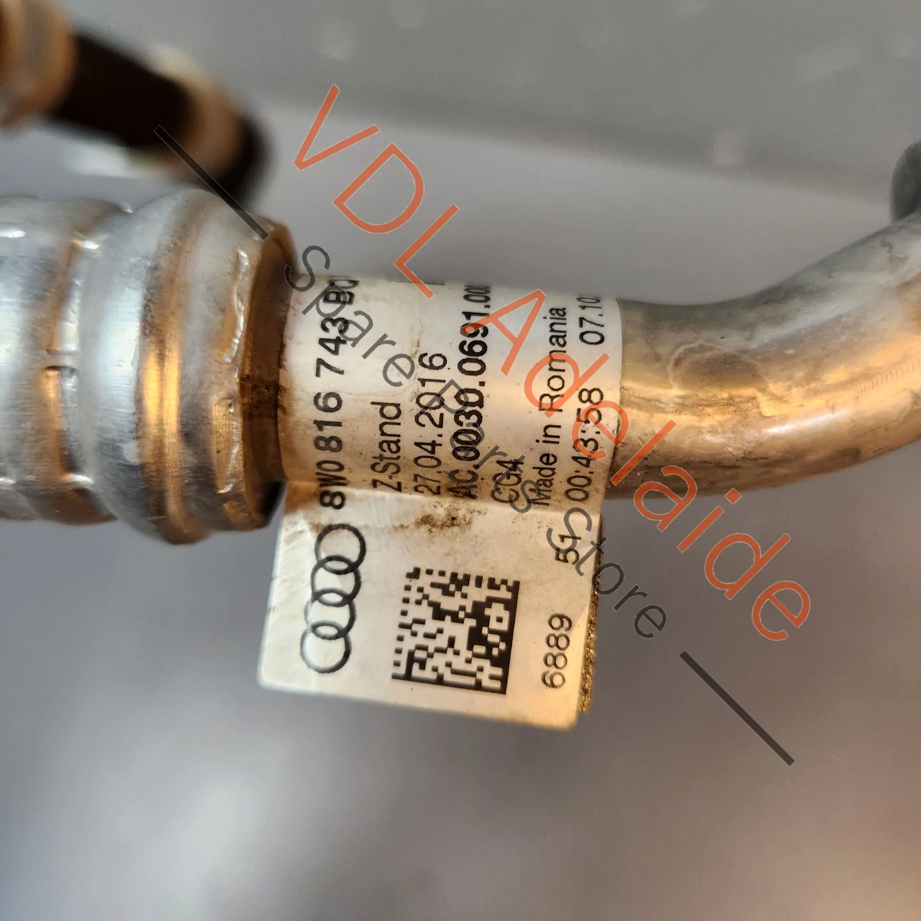 Audi RS5 F5 B9 AC Refrigerant Gas Hose Line Pipe 8W0816743BQ - Image 5