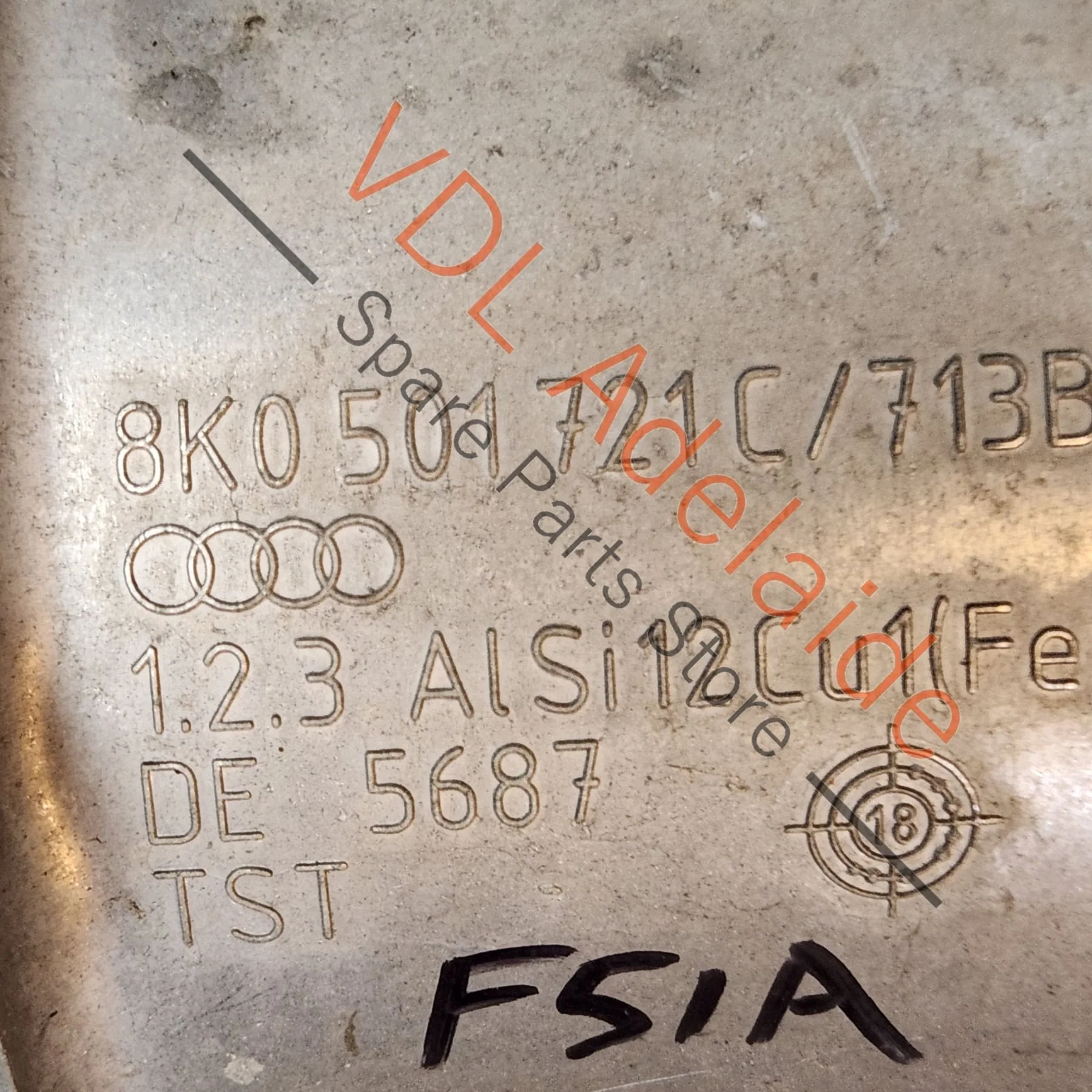 Audi Rear Differential Driveshaft Cover Guard Plate 8K0501713B - Image 6
