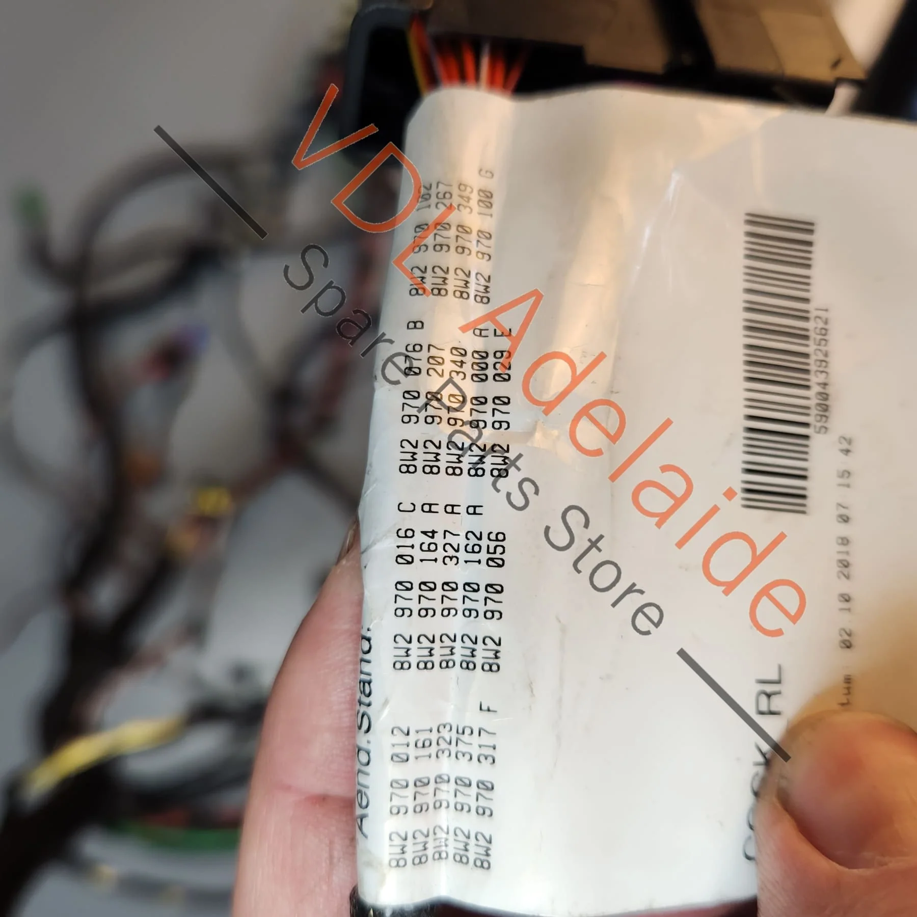 Audi RS5 F5 B9 Wiring set for Dashboard RHD 8W2971315 - Image 4