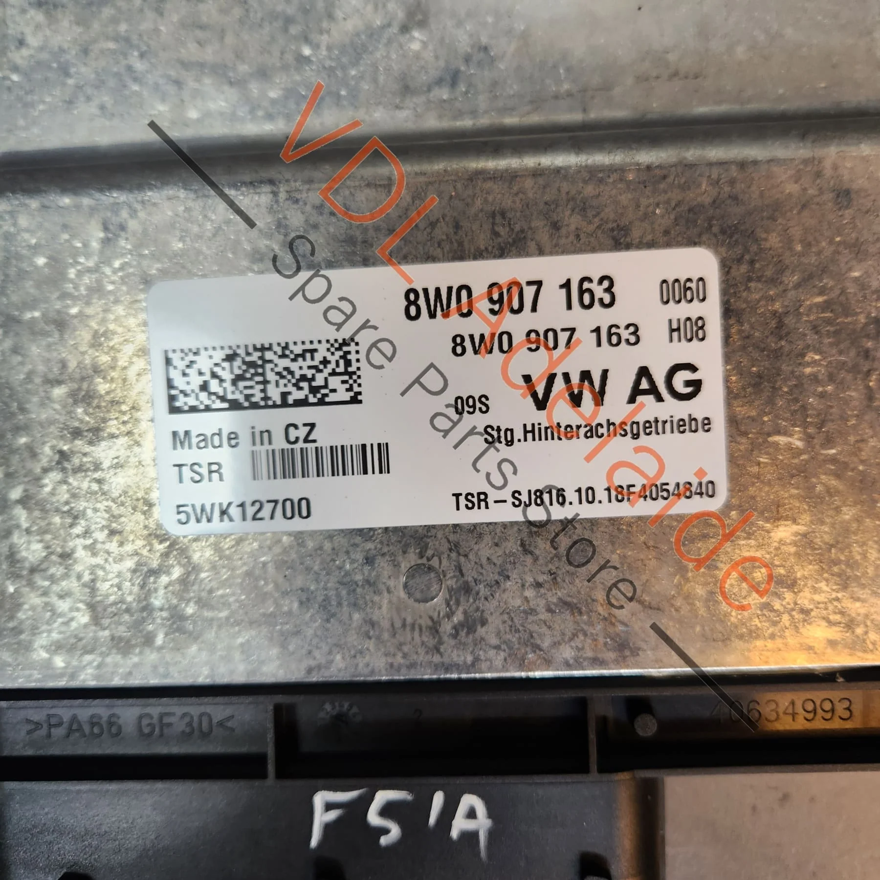 Audi RS5 F5 B9 Control Unit for 4WD 8W0907163 8W0907163A - Image 3