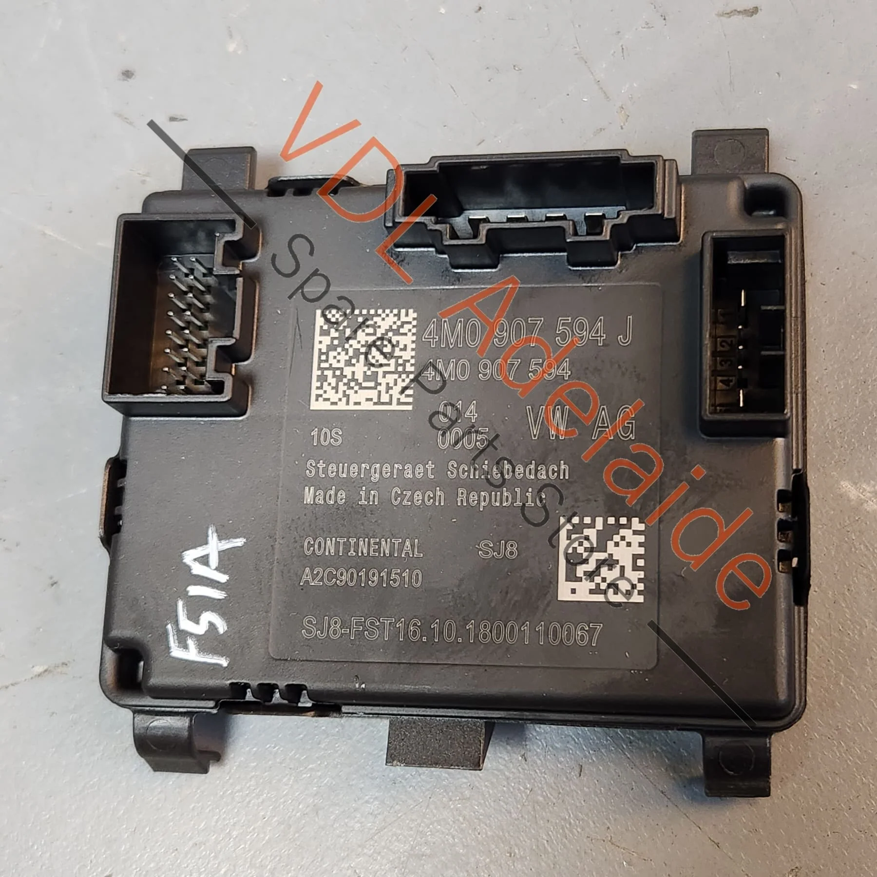 Audi RS5 F5 B9 Control Unit for Sunroof 4M0907594JZ00 4K0907594AC - Image 3