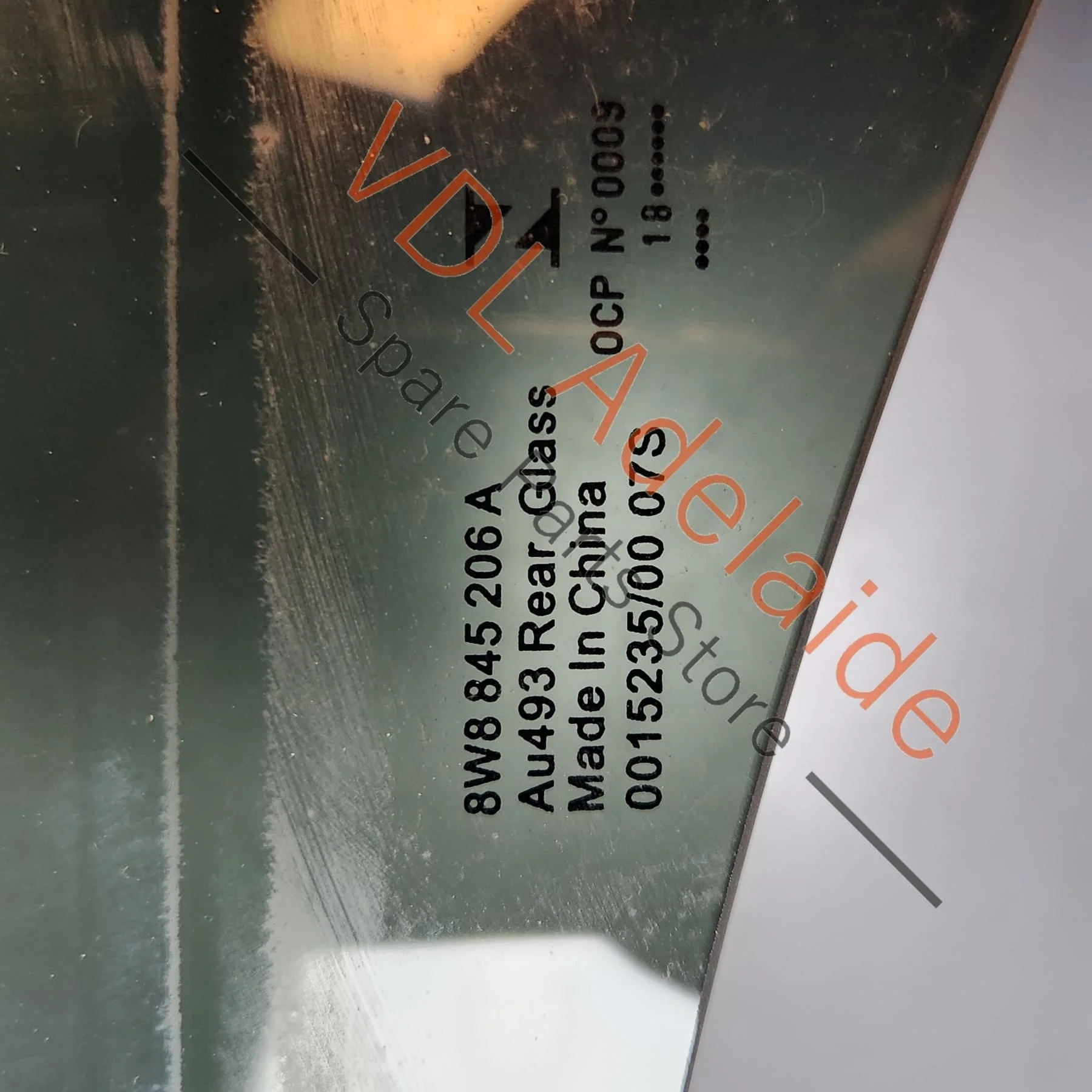 Audi A5 S5 RS5 F5 B9 Rear Right Dark Tinted Glass Side Window 8W8845206A - Image 3