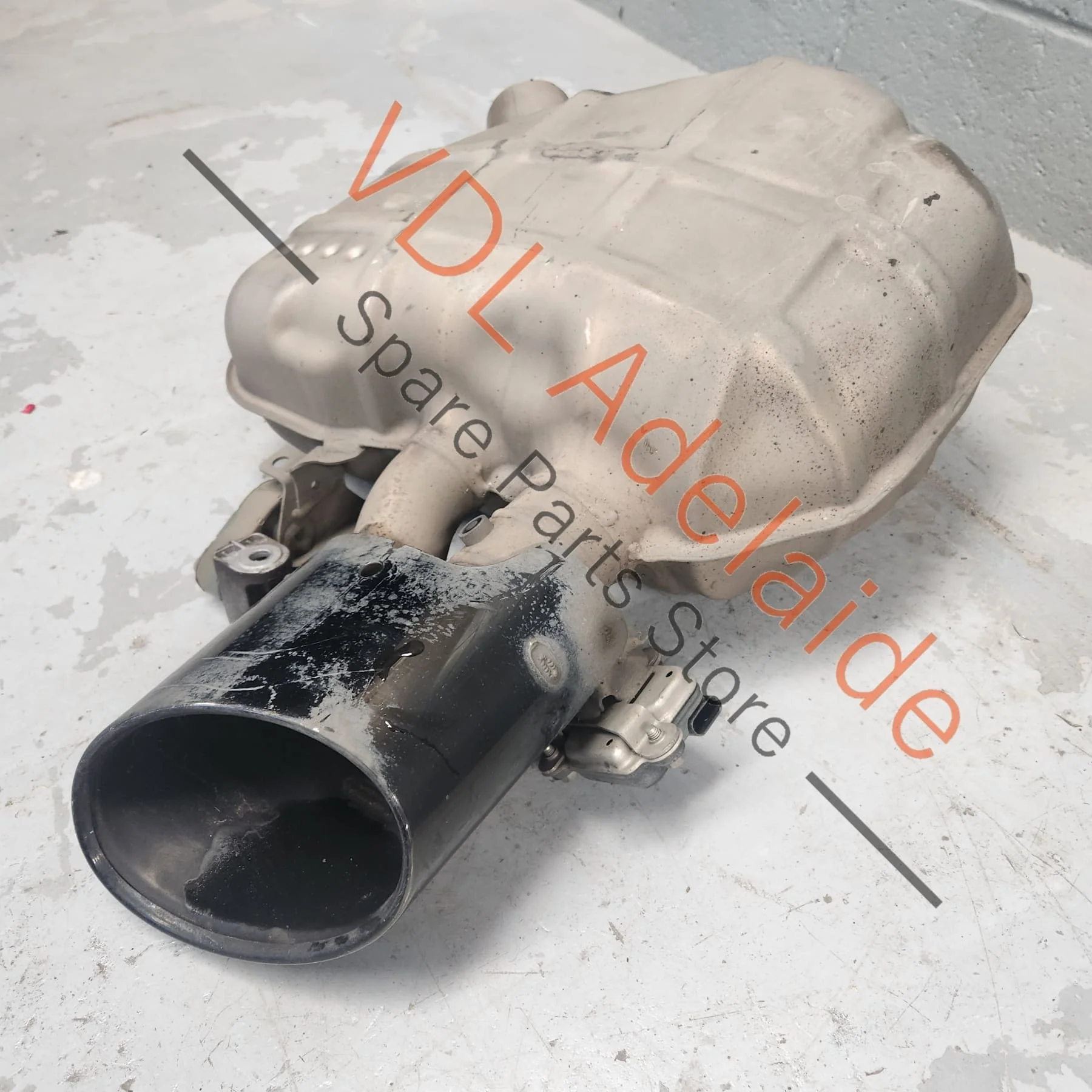 Audi B9 F5 RS5 Exhaust Stock Standard Rear Silencer Muffler With Tail Pipe Left Side 8W6253609J 8W6253611Q - Image 7