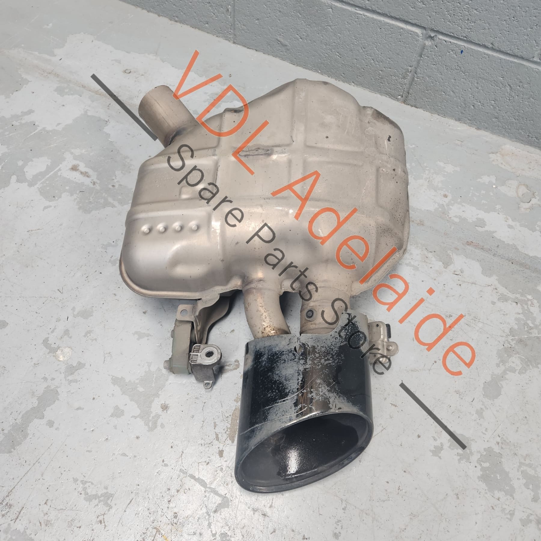 Audi B9 F5 RS5 Exhaust Stock Standard Rear Silencer Muffler With Tail Pipe Left Side 8W6253609J 8W6253611Q - Image 8
