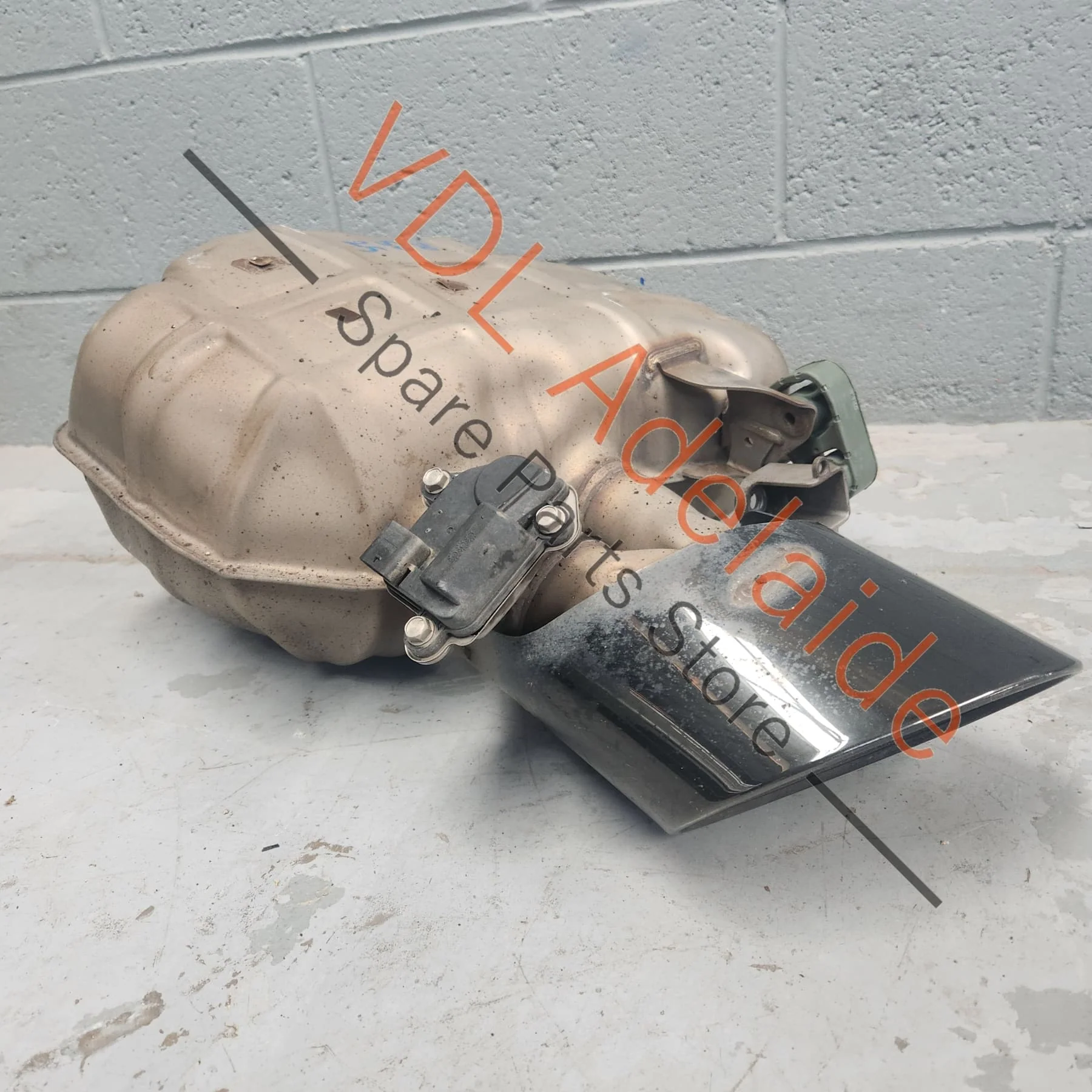 Audi B9 F5 RS5 Exhaust Stock Standard Rear Silencer Muffler With Tail Pipe Left Side 8W6253609J 8W6253611Q - Image 9