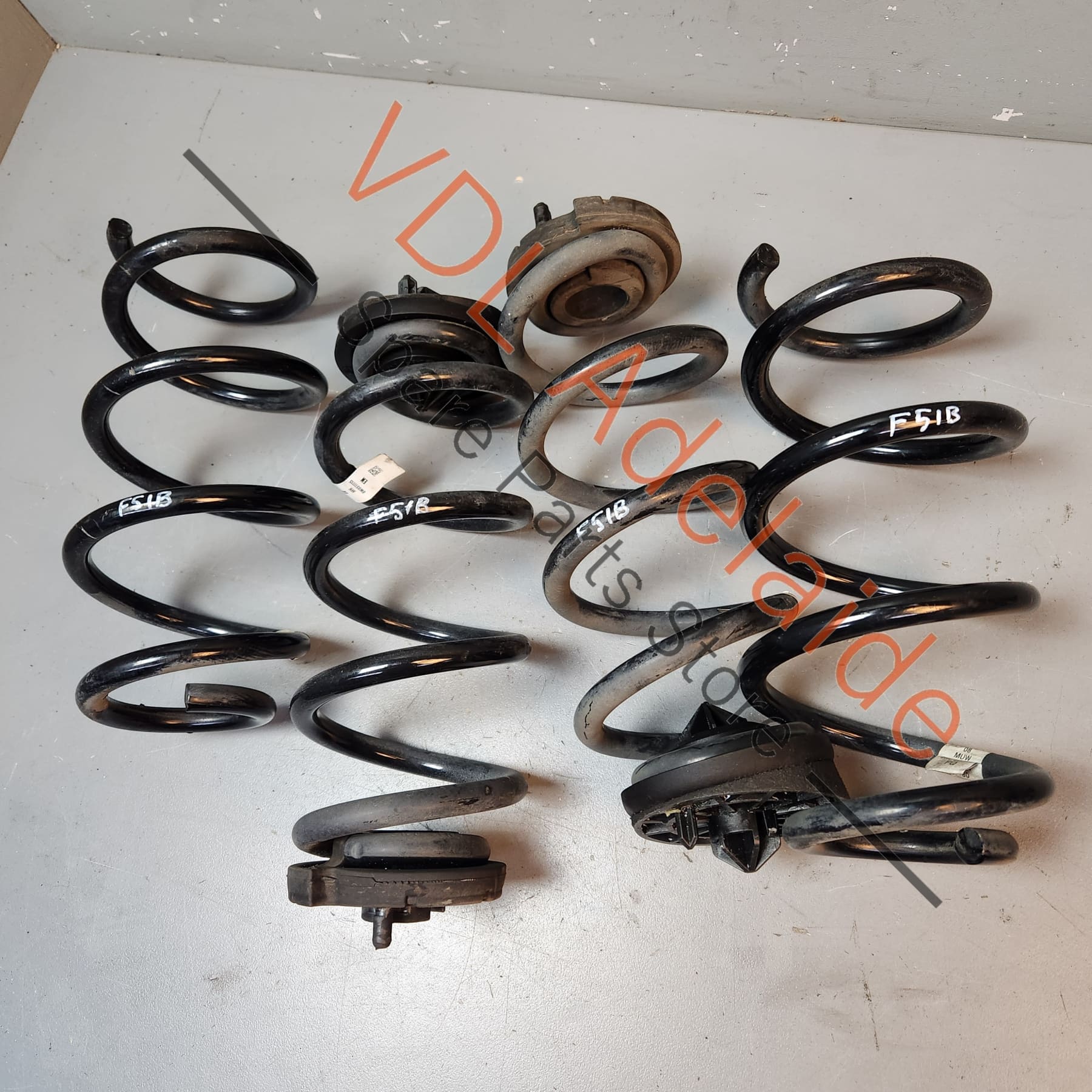Audi A4 B9 A5 F5 Coupe Set of Coil Springs Front & Back for Quattro