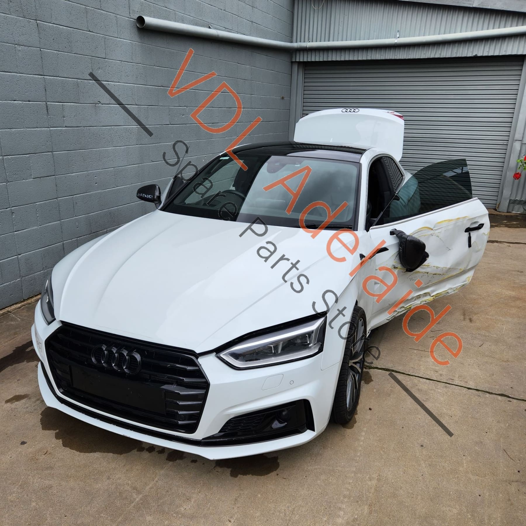 Pair of Audi A5 F5 S-Line Illuminated Door Sill Trim Strips Scuff Plates for Coupe - Image 8