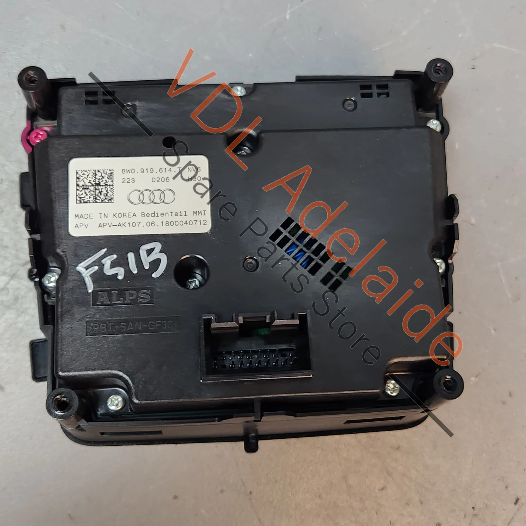 Audi A5 F5 Multimedia MMI Centre Console Switch 8W0919614T - Image 4
